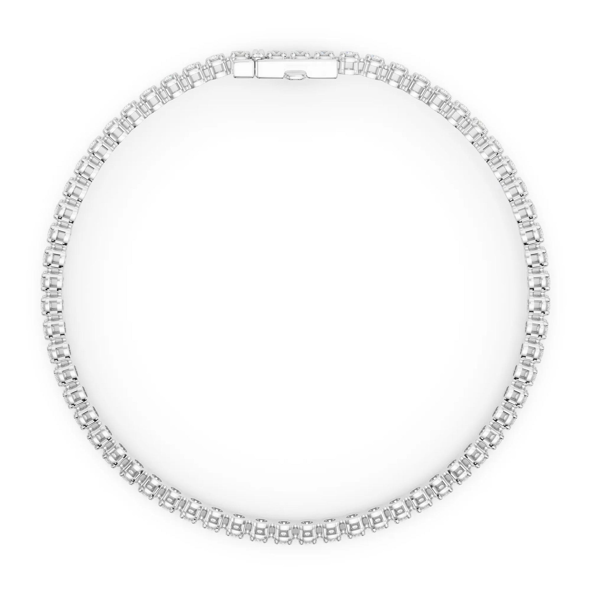 2 CT. Tw. Diamond Tennis Bracelet 10K White Gold Size 2.00mm