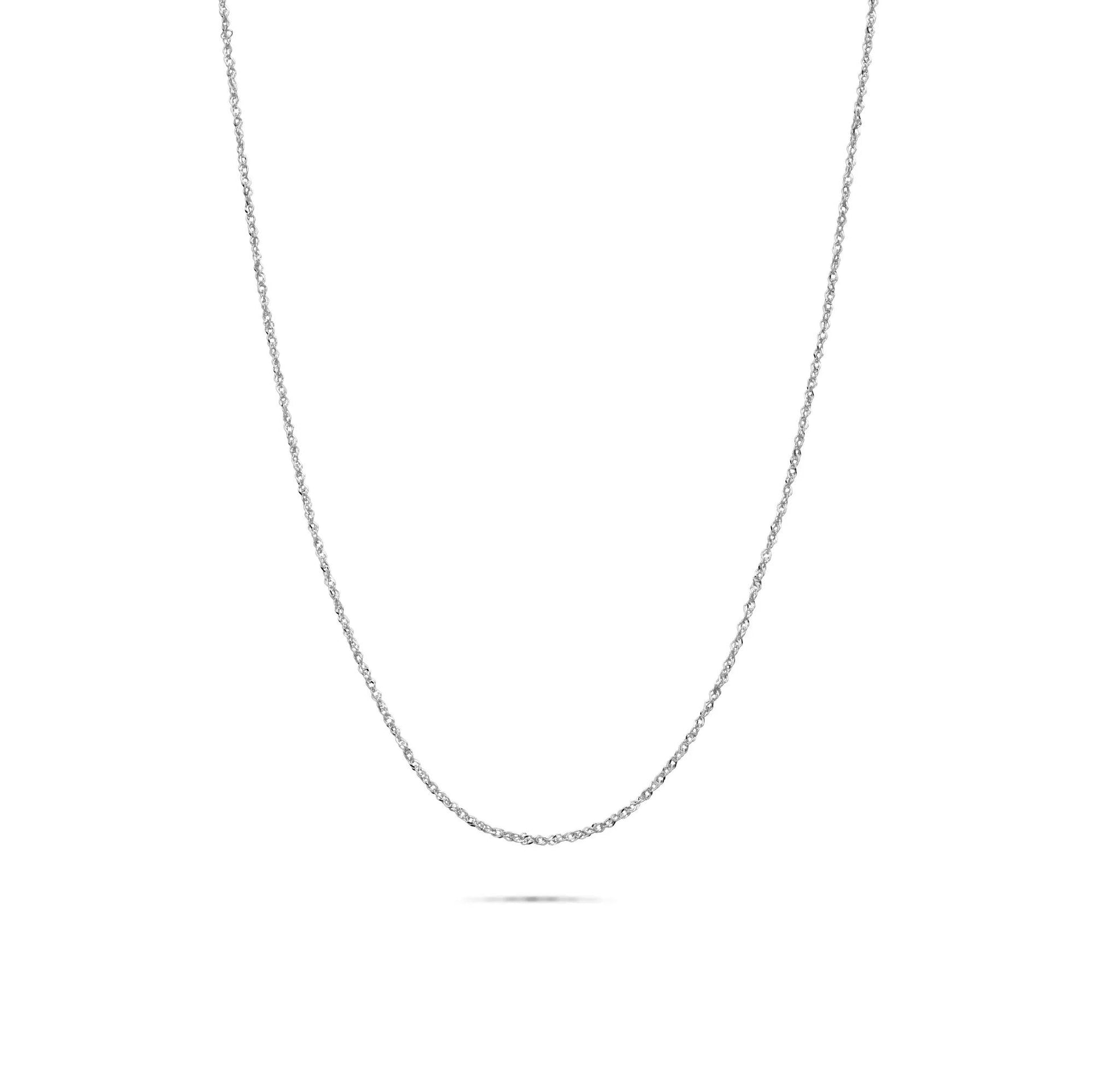 Perfectina Chain Necklace White Size 18"