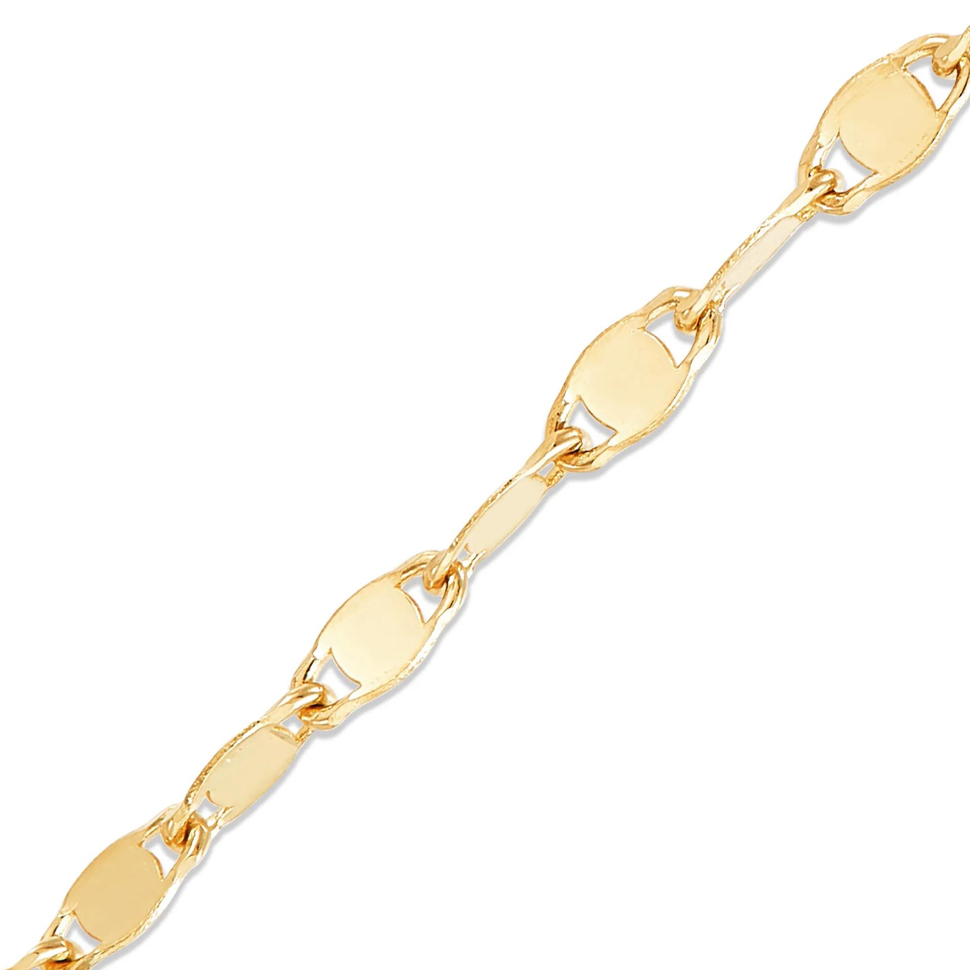 Valentino Chain 14K Yellow Gold. Necklace Size 18"