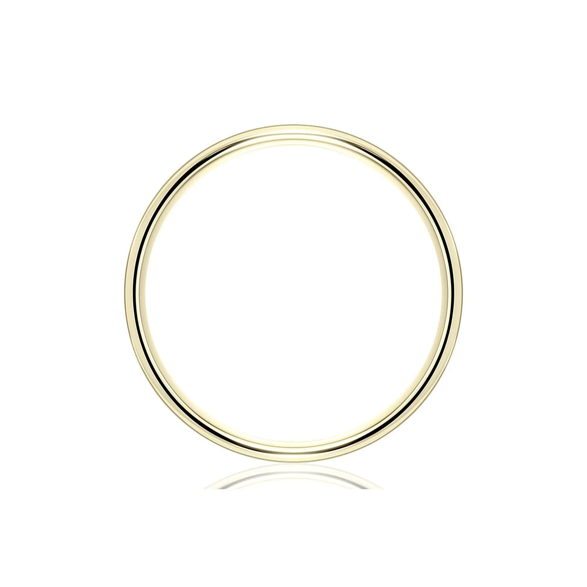 Wedding Band Ring 10K Yellow Gold Size 5 4mm