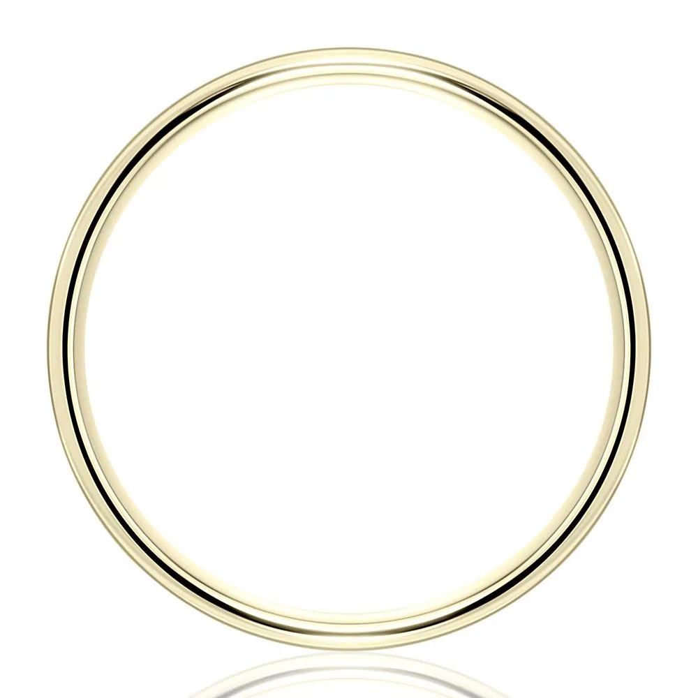 Wedding Band Ring 14K Yellow Gold Size 4.5 6mm