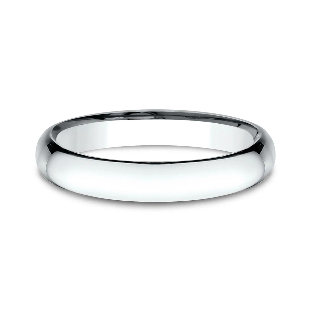 Wedding Band Ring Platinum White Size 11 3mm