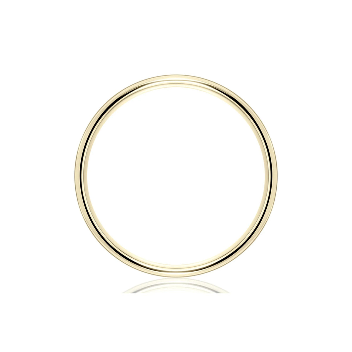 Wedding Band Ring 14K Yellow Gold Size 10.5 4.5mm