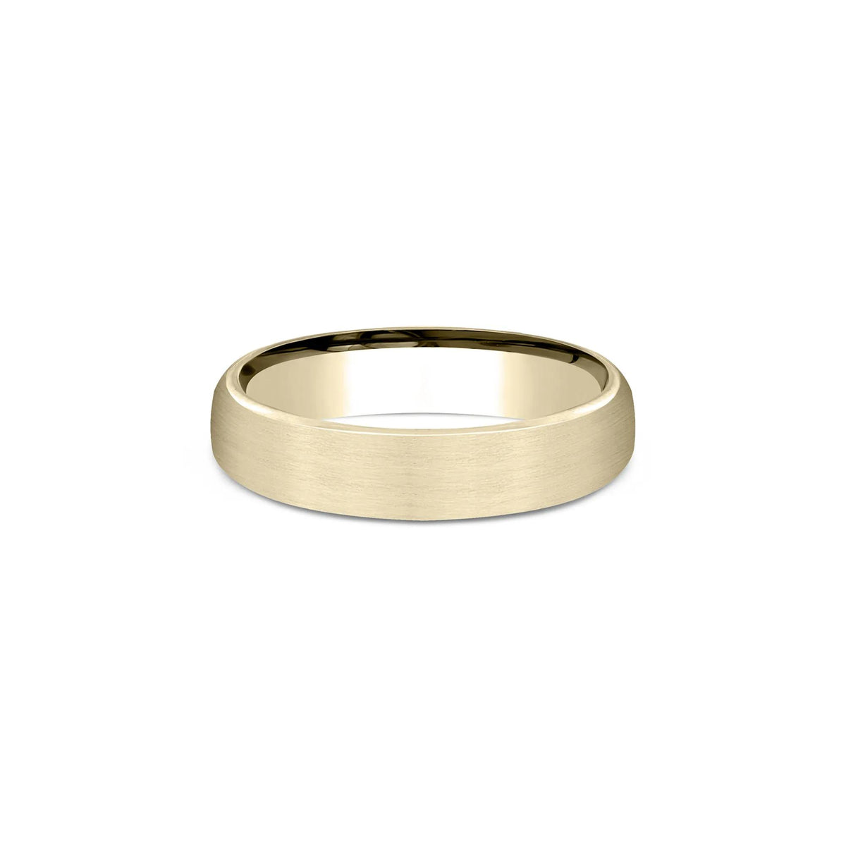 Wedding Band Ring 14K Yellow Gold Size 10.5 4.5mm