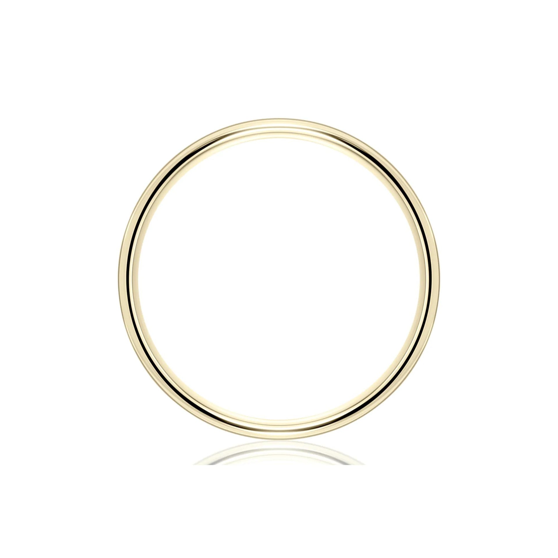 Wedding Band Ring 14K Yellow Gold Size 13 5.5mm