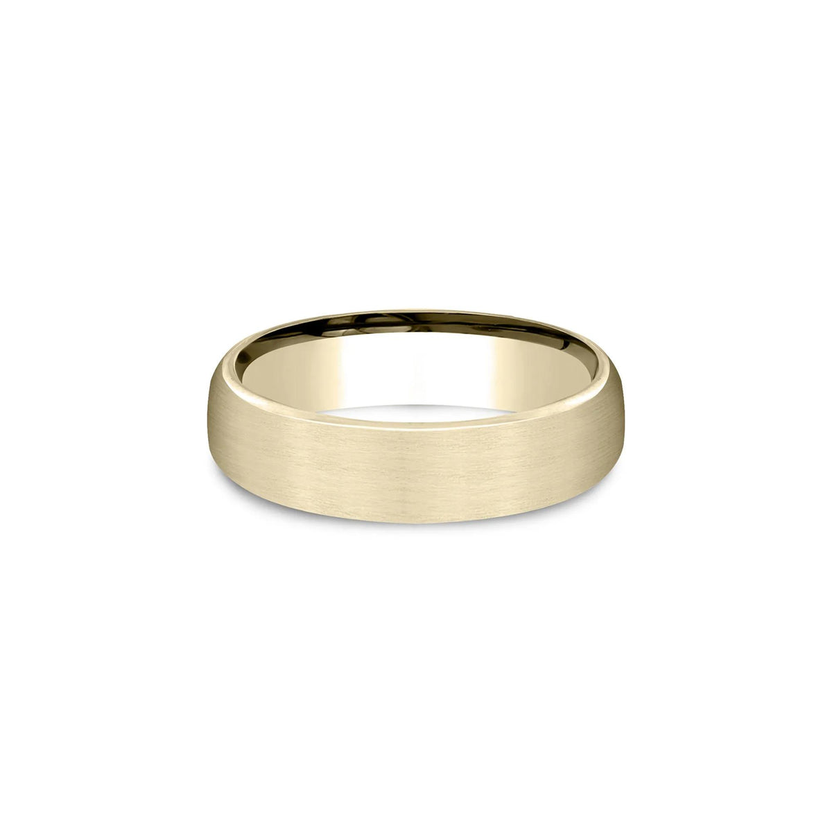 Wedding Band Ring 14K Yellow Gold Size 13 5.5mm