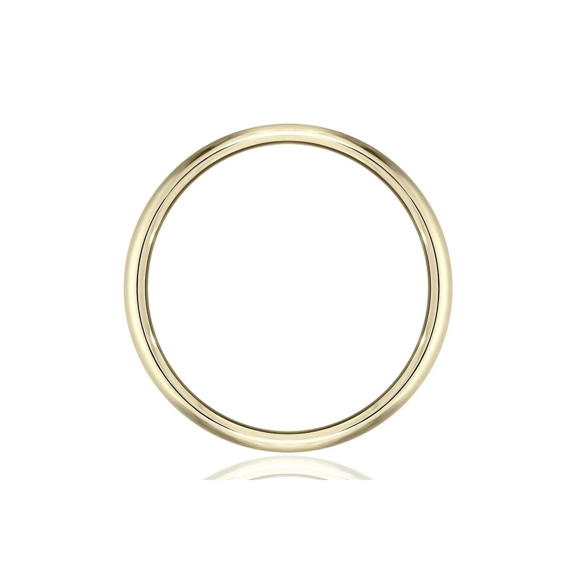 Wedding Band Ring 14K Yellow Gold Size 4.5 6.5mm