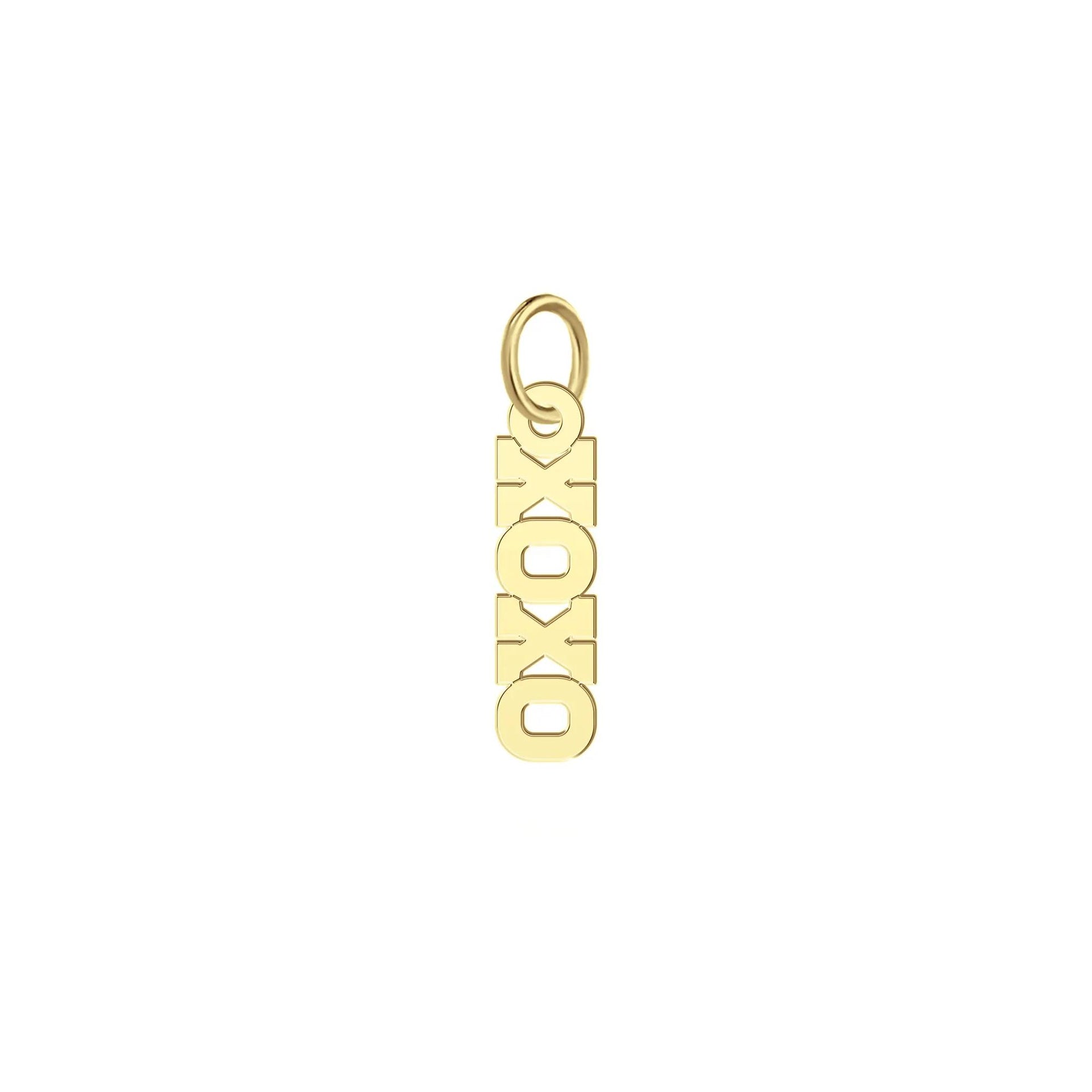 Xoxo Charm 10K Yellow Gold Size 4.00mm