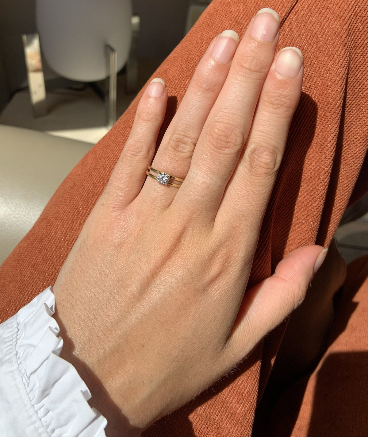 DOUBLE BAND PROMISE RING