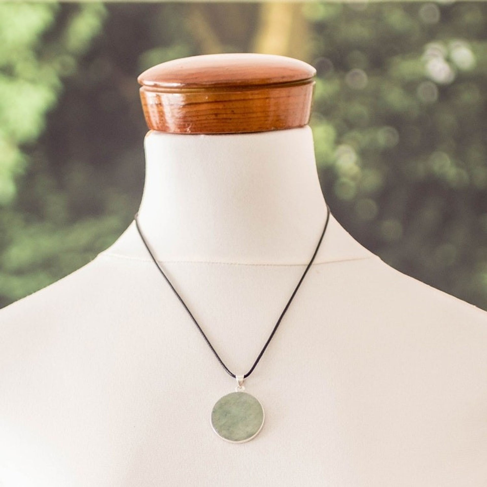 Sterling Silver and Green Jade Sea Turtle Pendant Necklace 'Marine Joy'