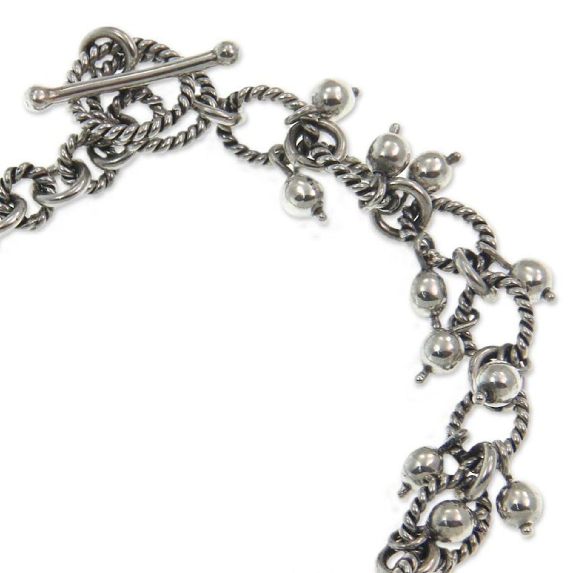 Handmade Balinese Silver Charm Bracelet 'Bright Berries'