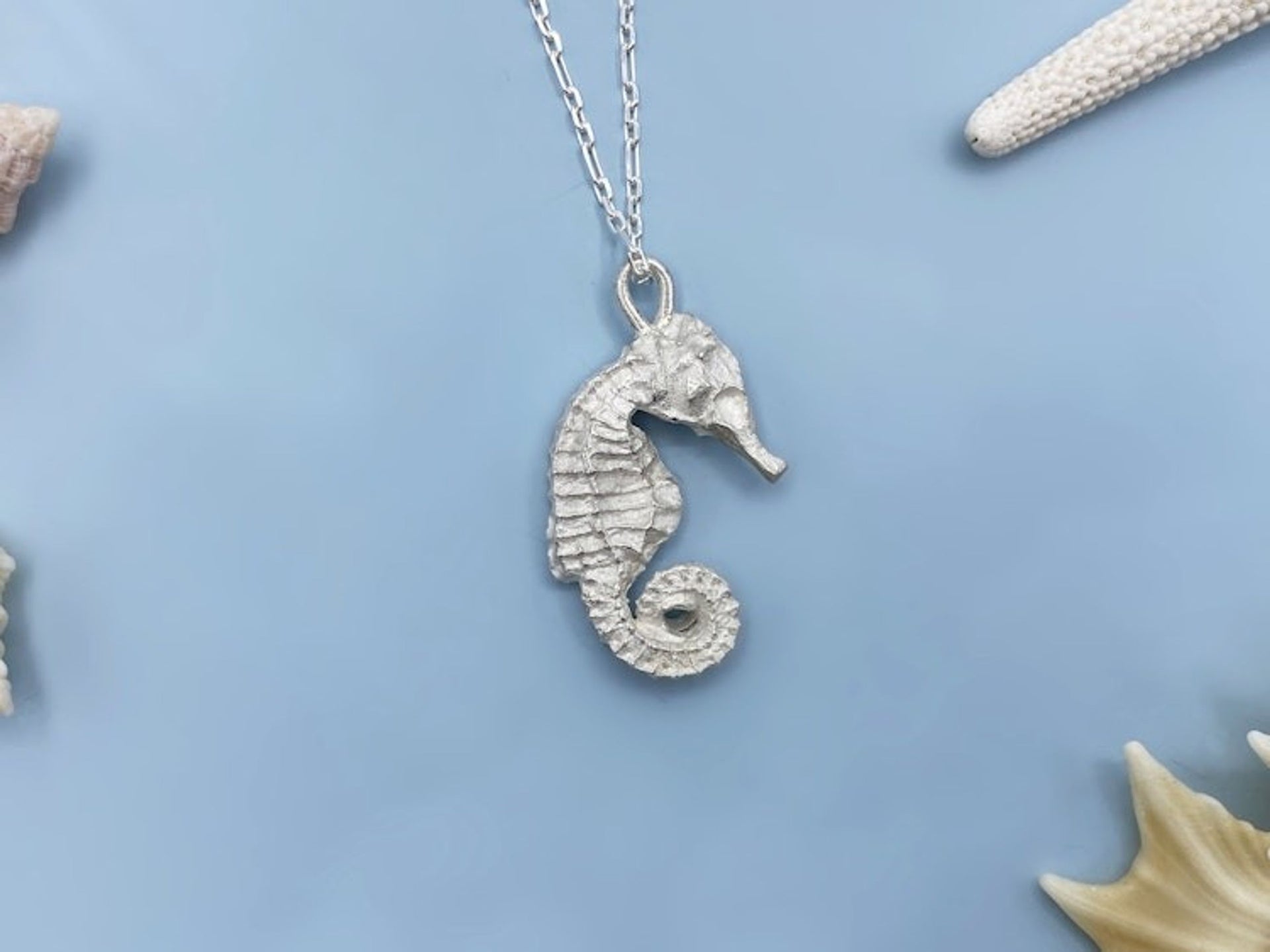 Silver Seahorse Necklace