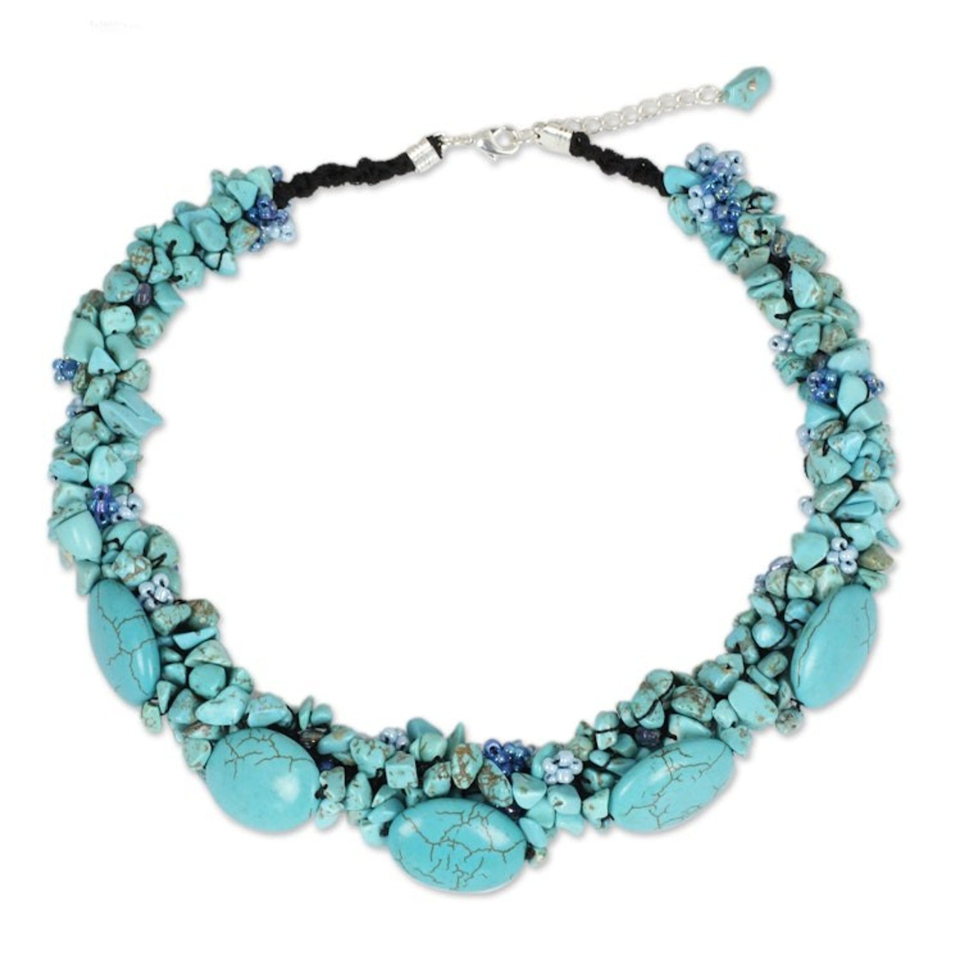 Fair Trade Beaded Necklace 'Gush'
