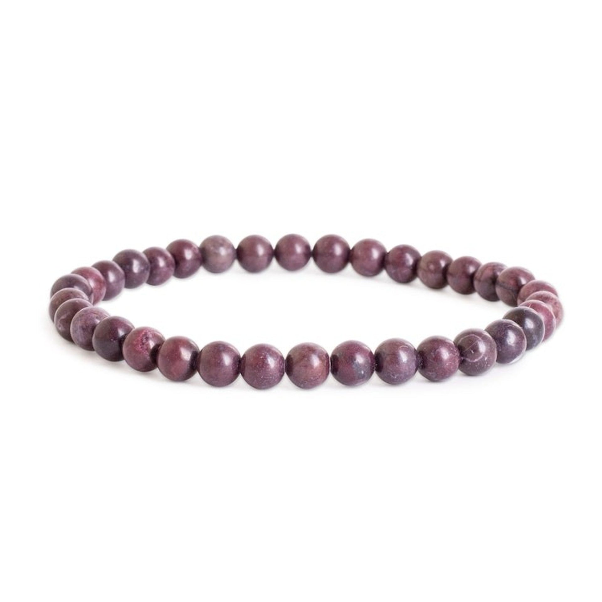 Wine-Hued Beaded Stretch Bracelet Handmade in Guatemala 'Wonderful Wine'