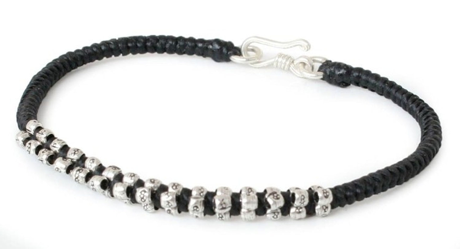 Silver Flower Bracelet 'Hill Tribe Grace'