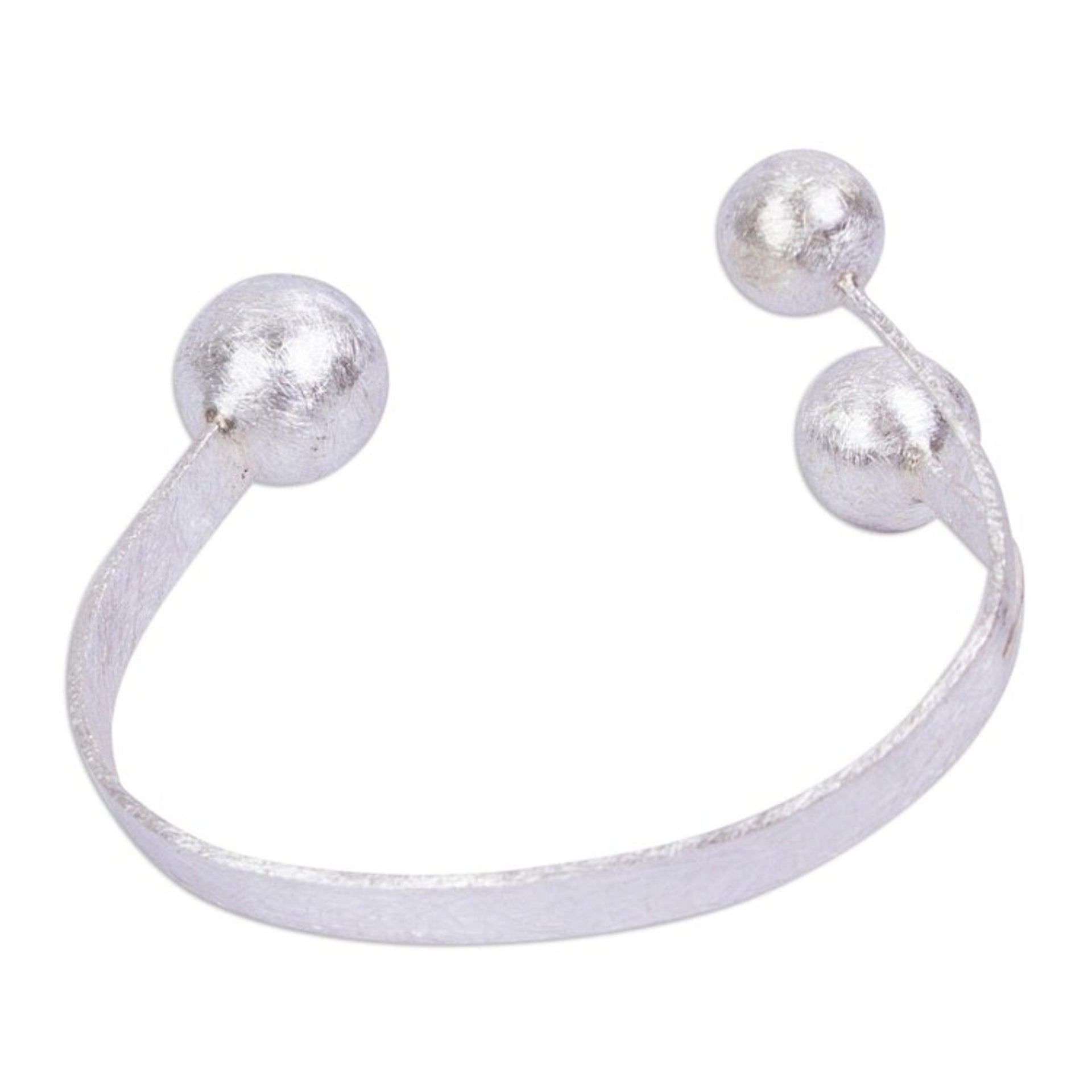 Modern Taxco Silver Bracelet 'Bright Galaxy'