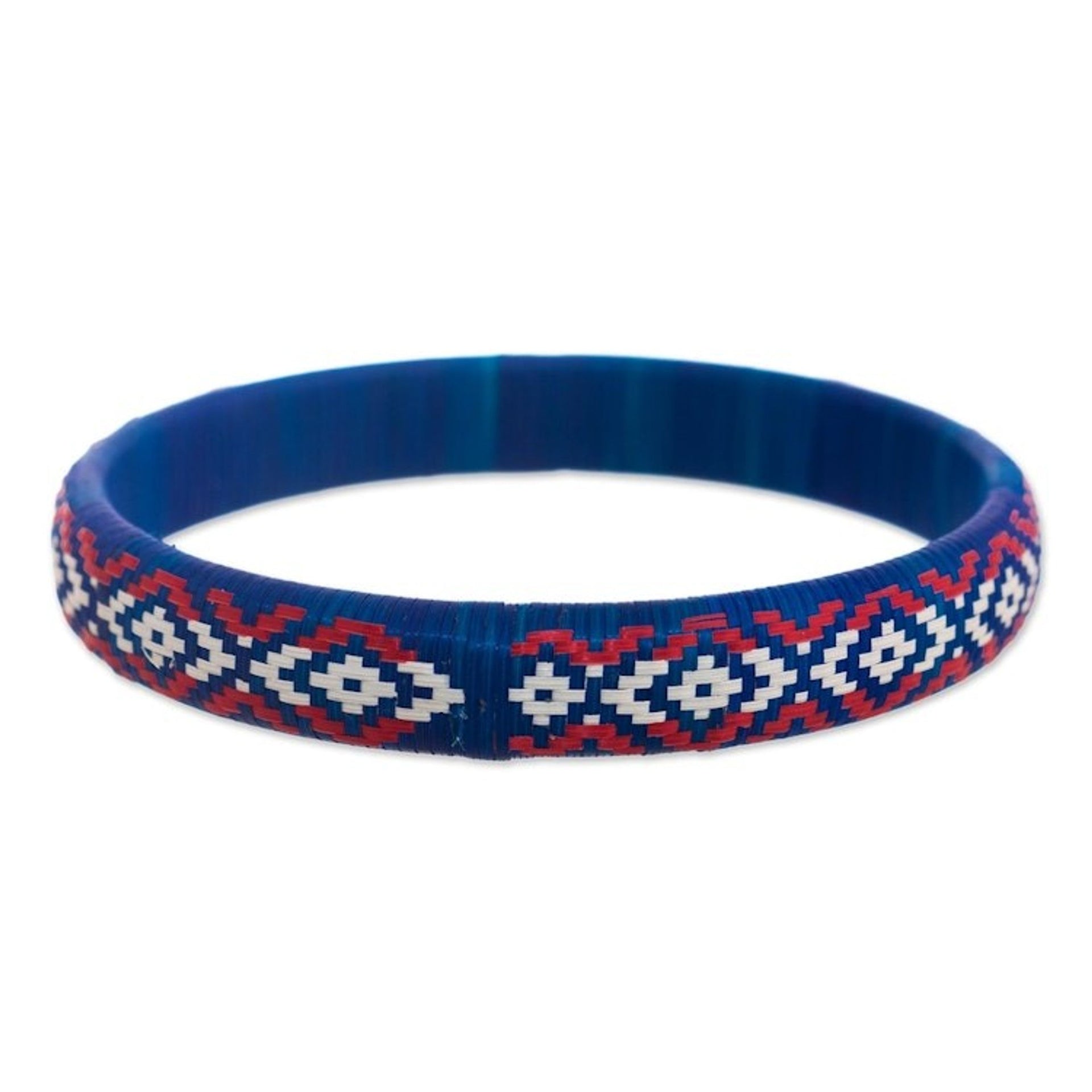 Handwoven Bangle Bracelet from Colombia 'Radiant Energy'