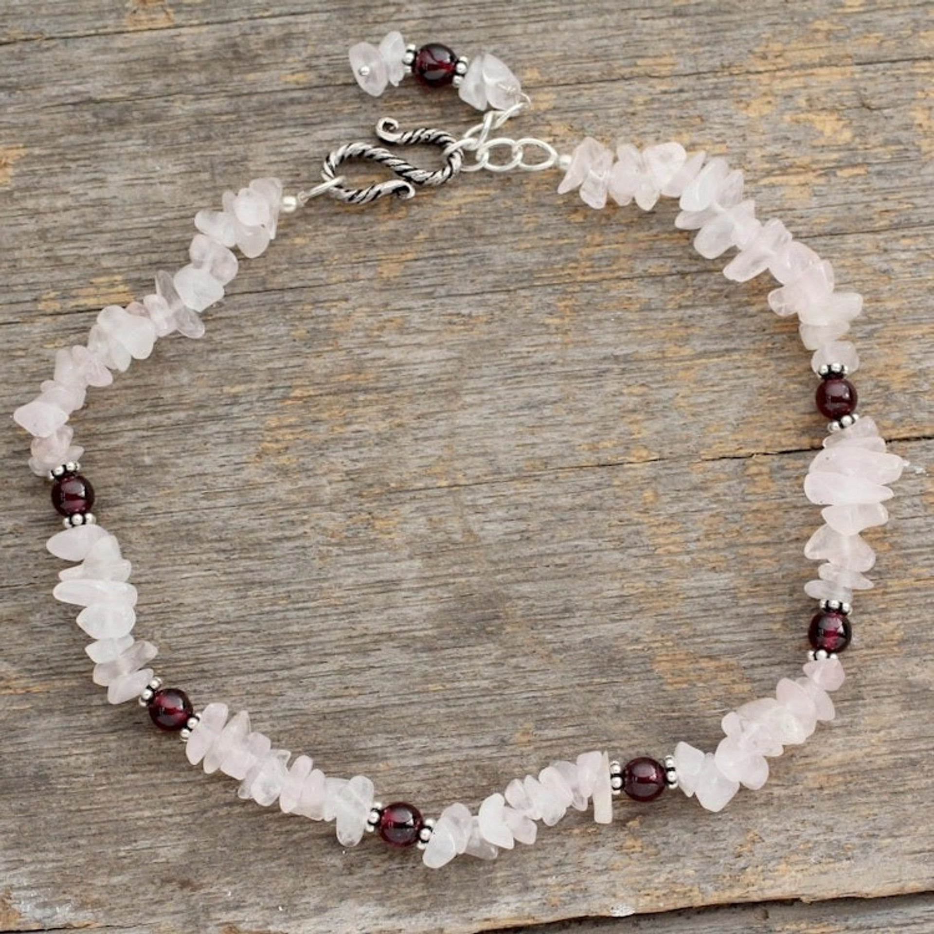 Beaded Rose Quartz Bracelet 'All About Love'