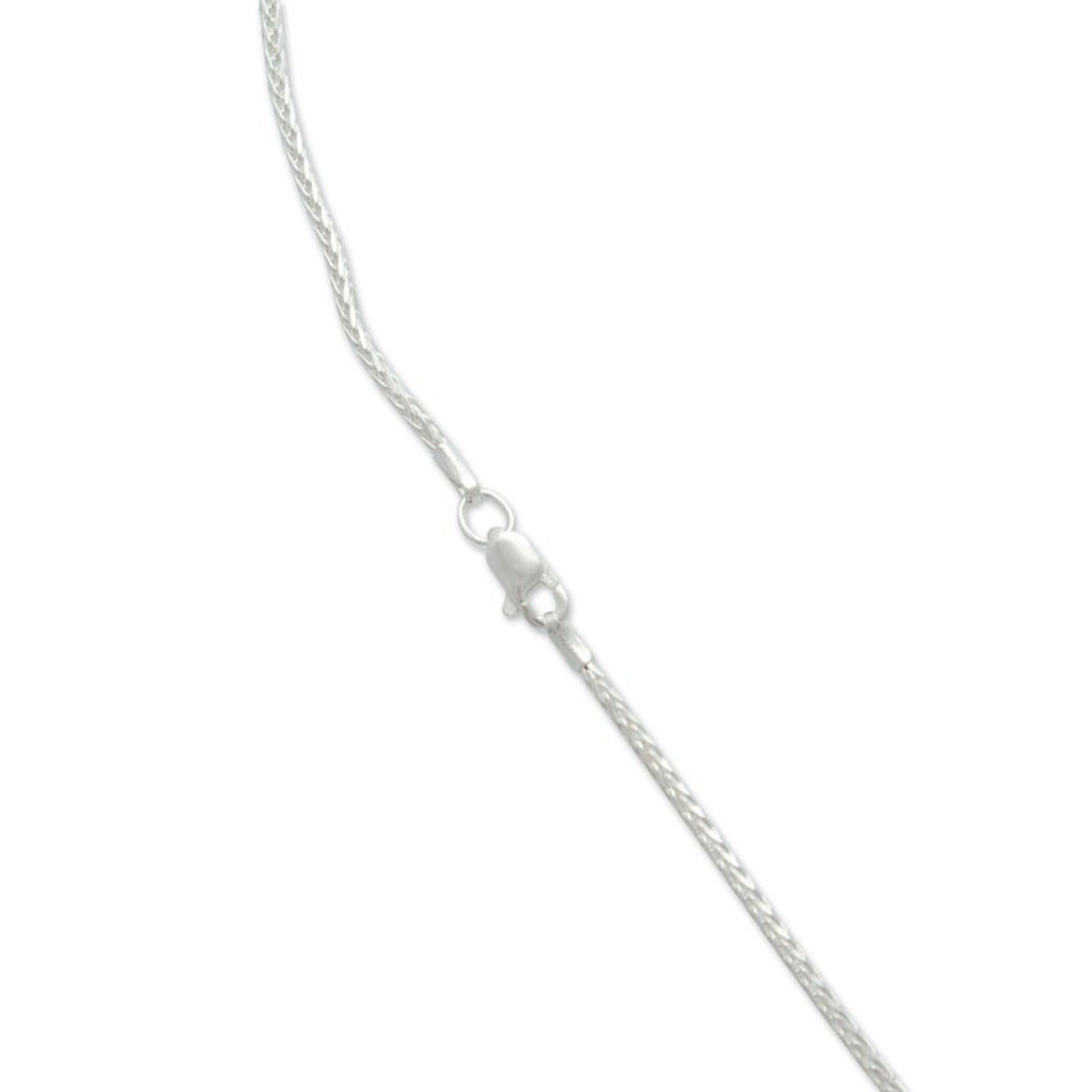 Minimalist-Inspired Natural Turquoise Pendant Necklace 'Lagoon Diamond'