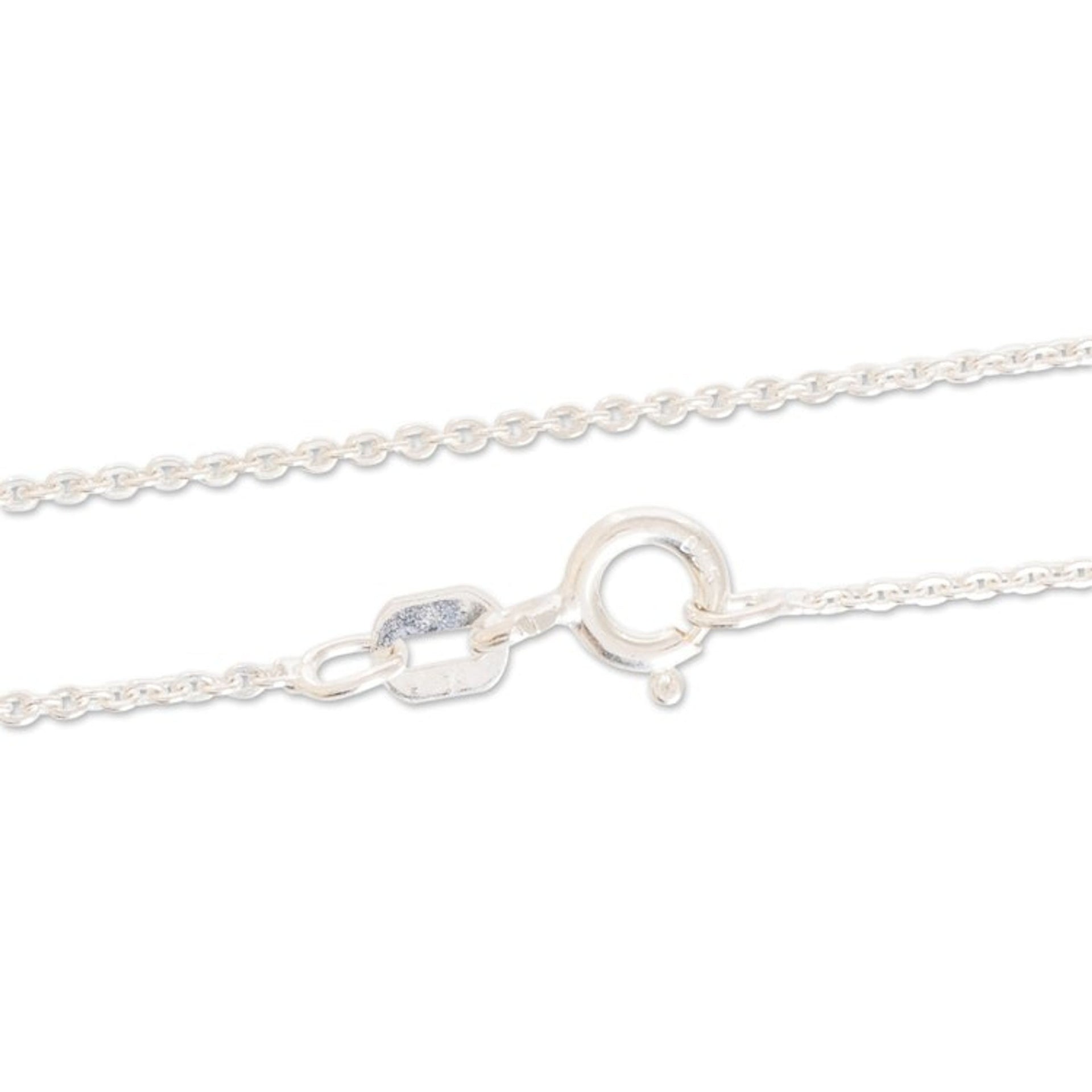 Sterling Silver Bee Pendant Necklace from Costa Rica 'Sweet Bee'