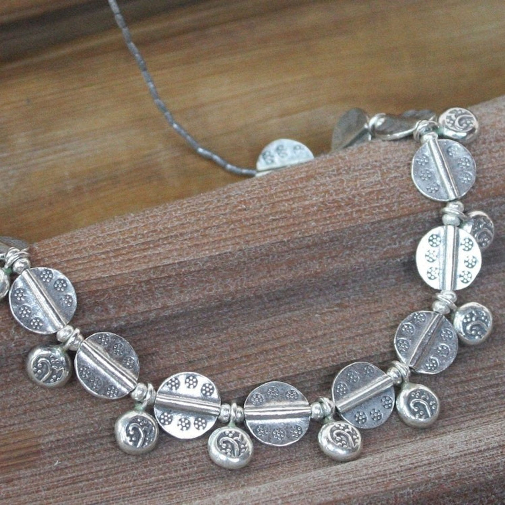 950 Silver Pendant Necklace 'Mother Nature's Crown'