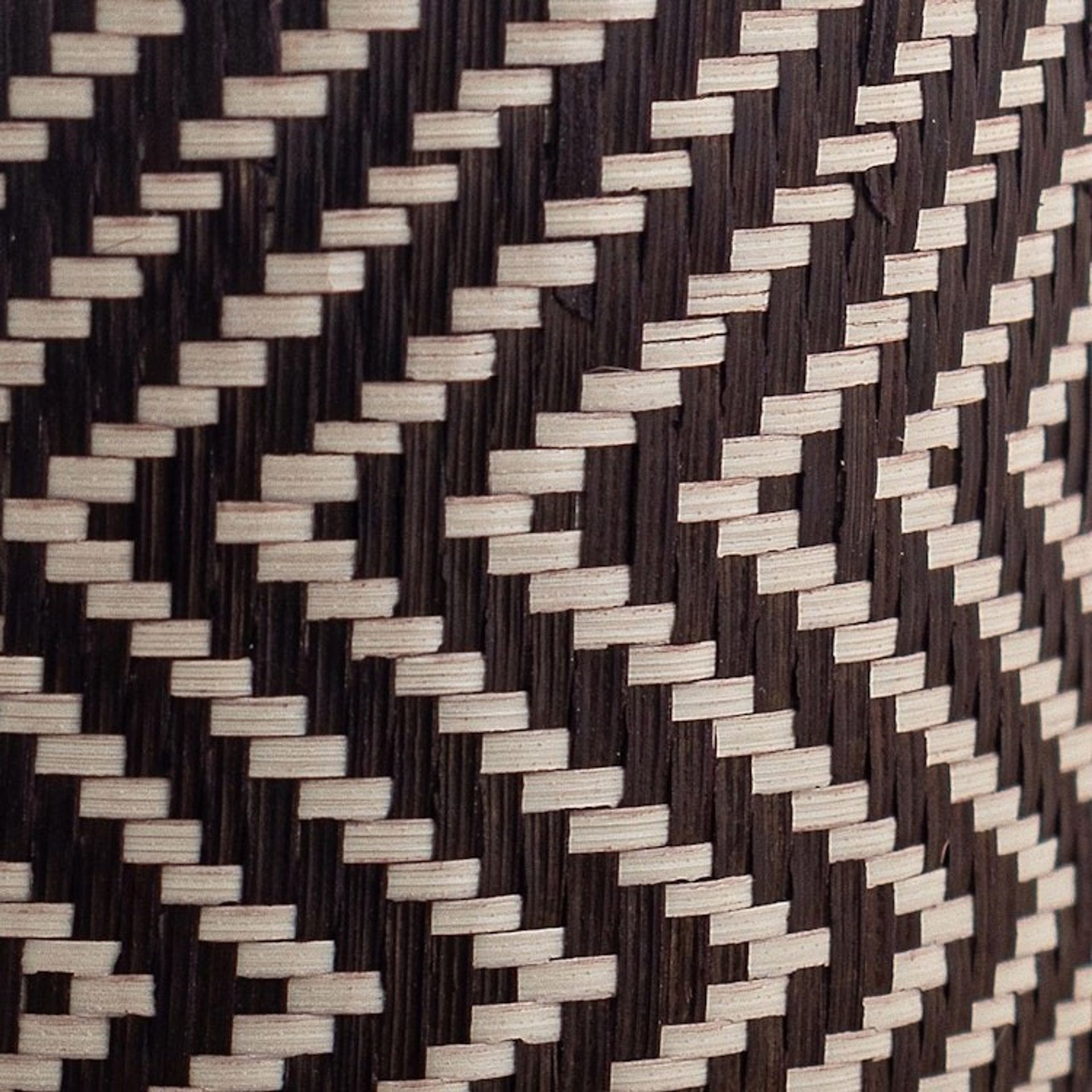 Handcrafted Natural Fiber Cuff Bracelet 'Coffee Trails'