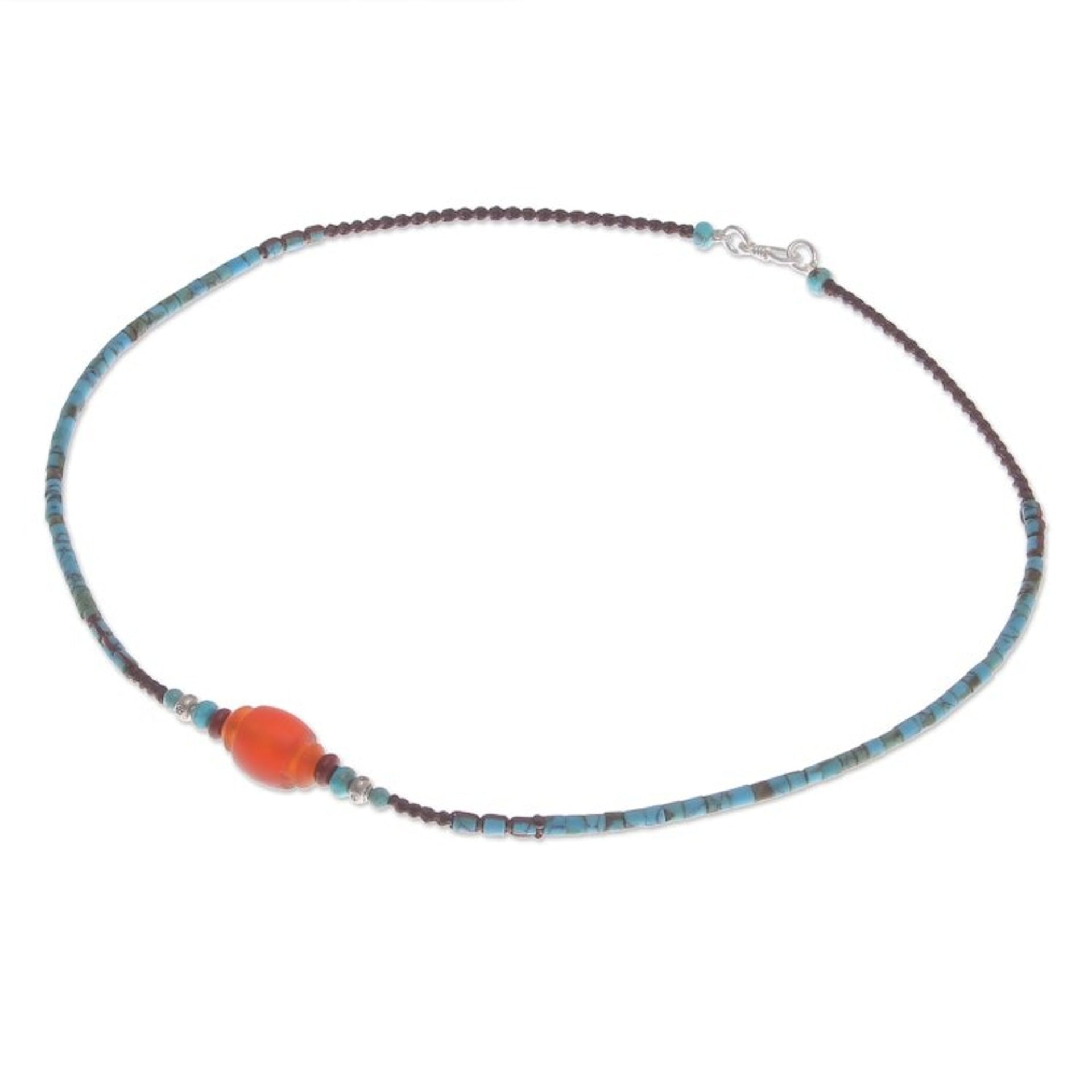 Handcrafted Multi-Gemstone Beaded Choker Necklace 'Allied Energies'