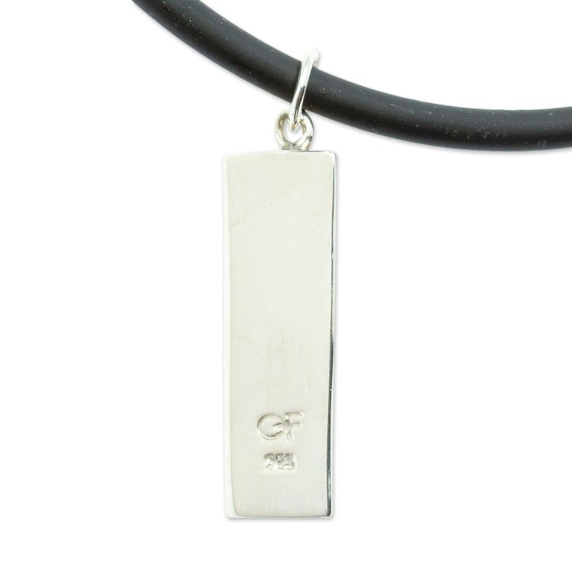 Unisex Sterling Silver Cord LGBTQ-themed Pendant Necklace 'Rainbow Pride'