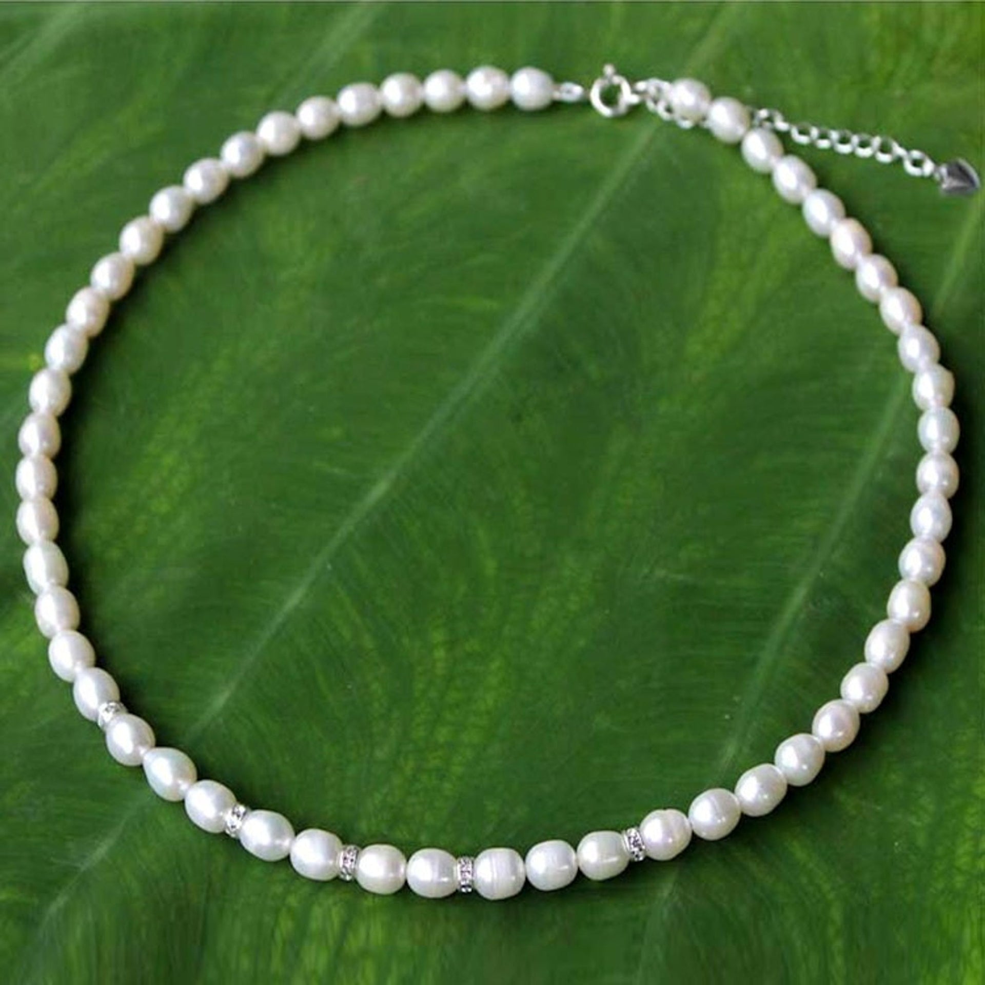 Handmade Pearl Strand Necklace 'Debutante'