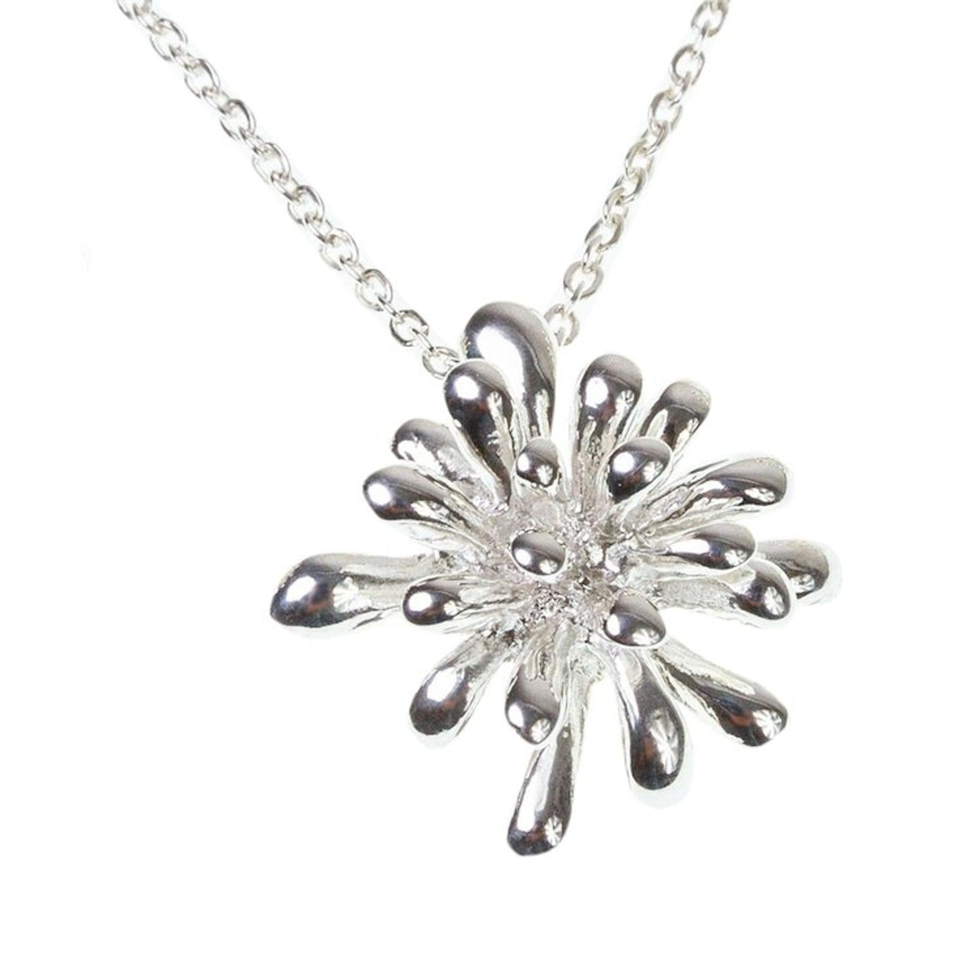 Necklace and Earrings in Taxco Sterling Silver 'Cool Coral'
