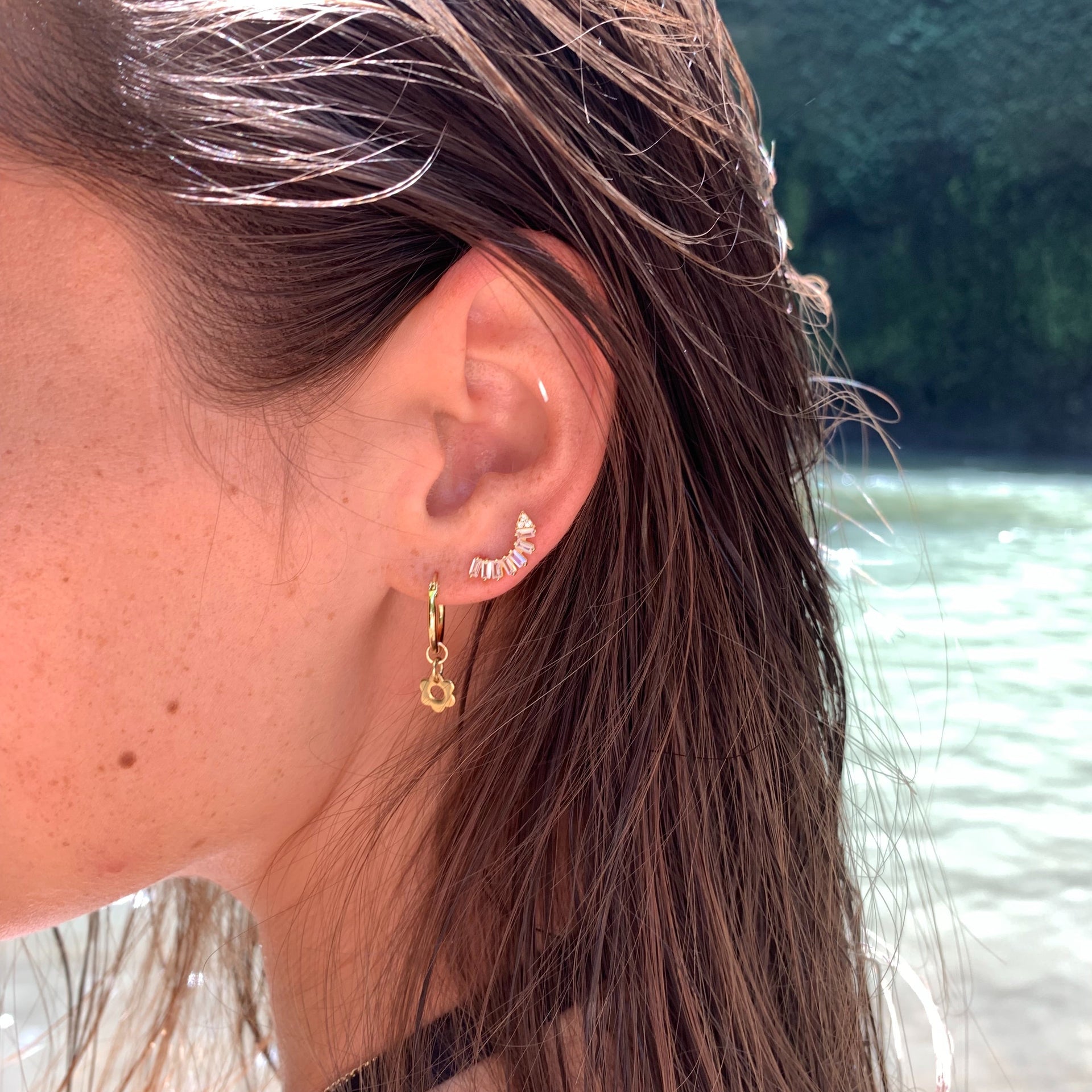 Siera Studs Gold