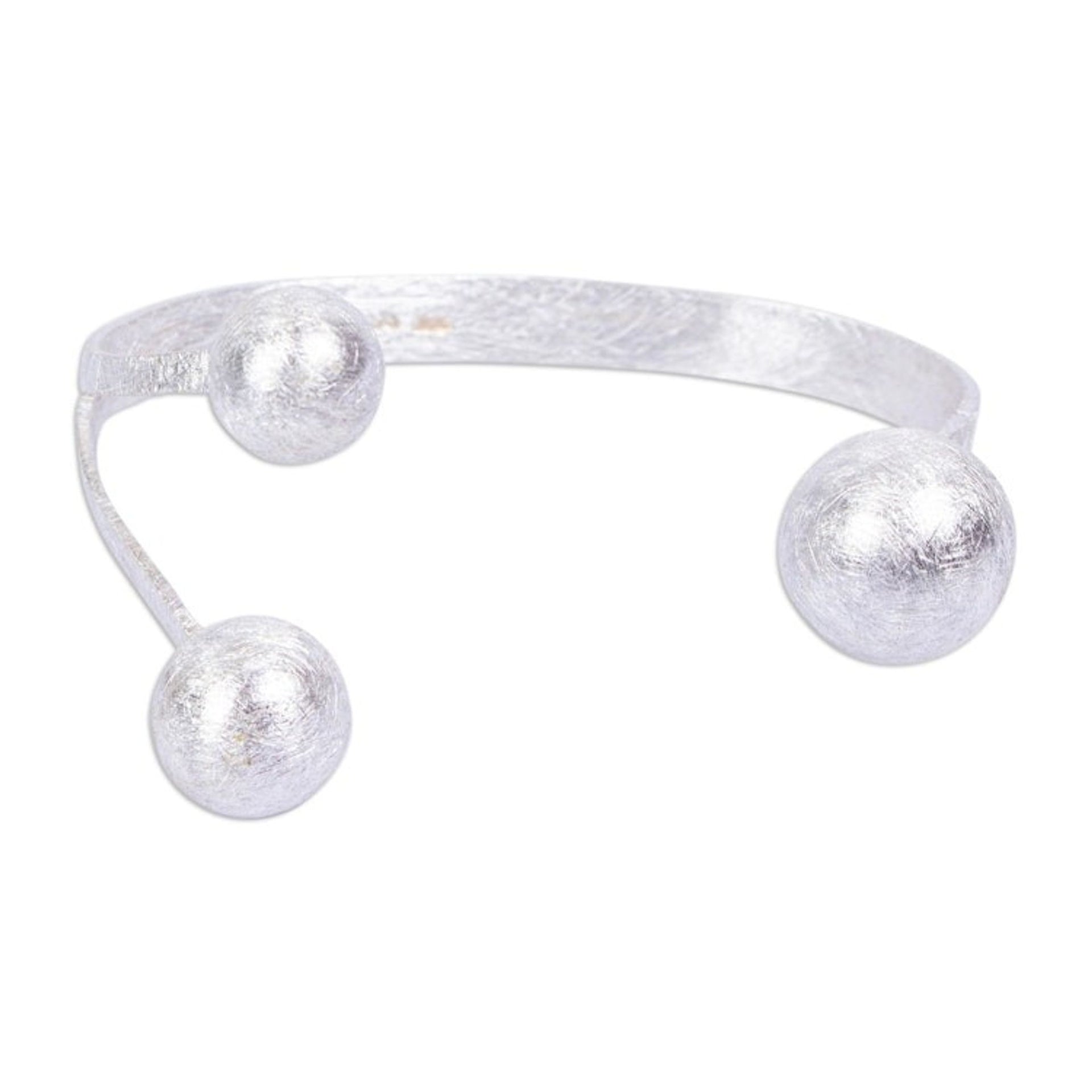 Modern Taxco Silver Bracelet 'Bright Galaxy'