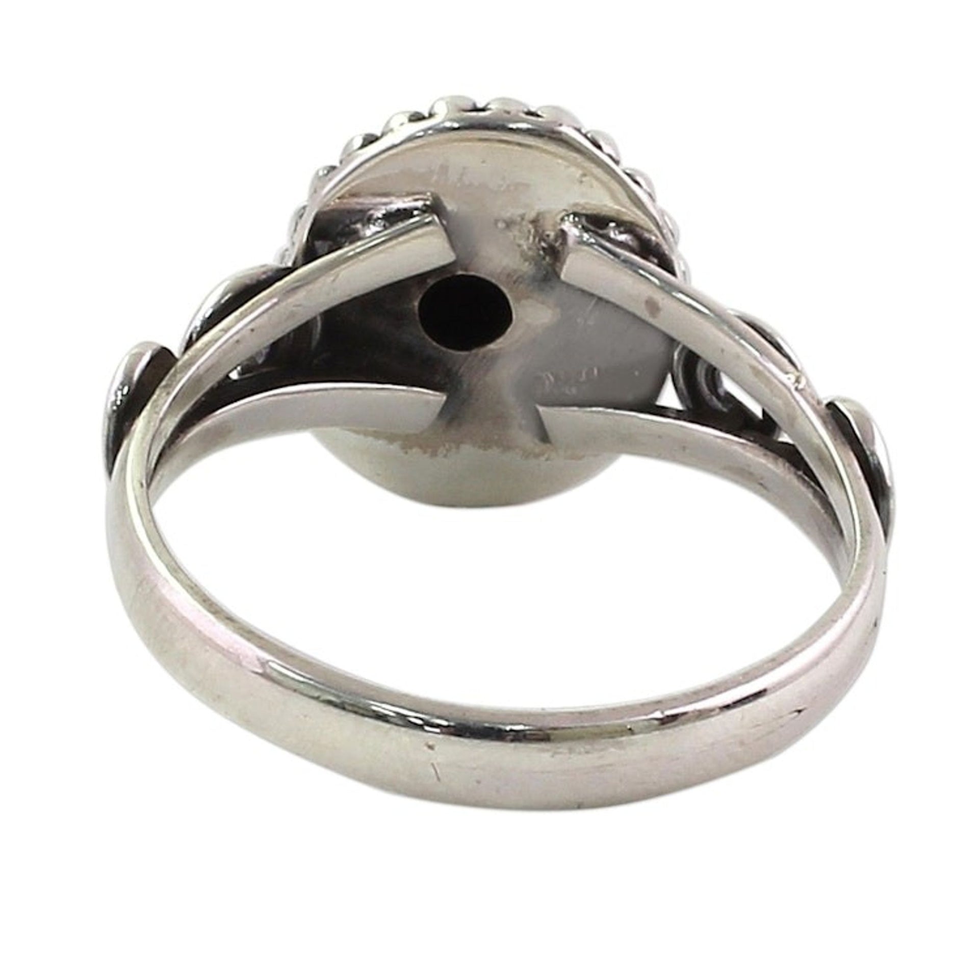 Artisan Designed Sterling Silver and Malachite Cocktail Ring 'Hypnotic Forest'