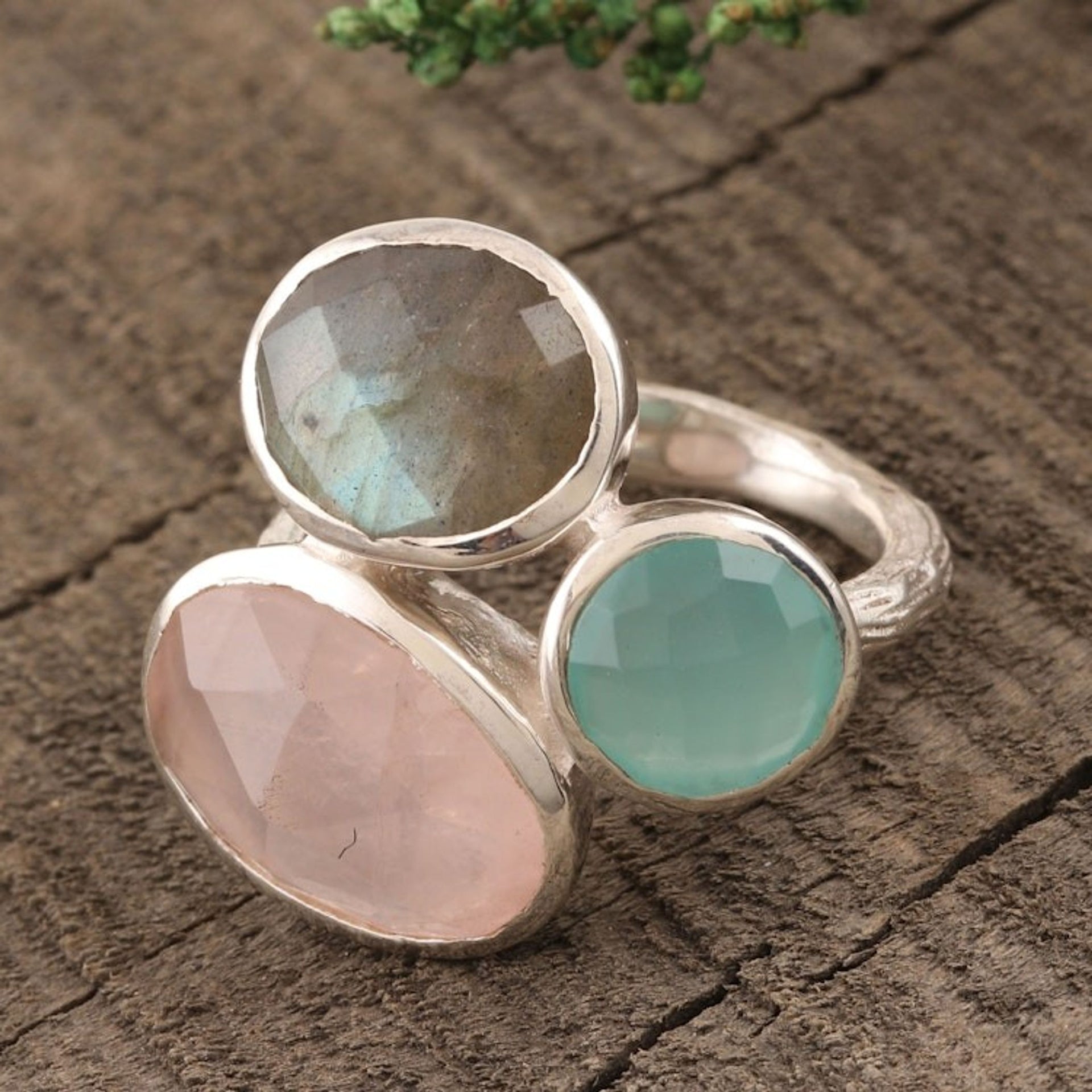 16.5-Carat Multi-Gemstone Cocktail Ring from India 'Sparkling Blossom'