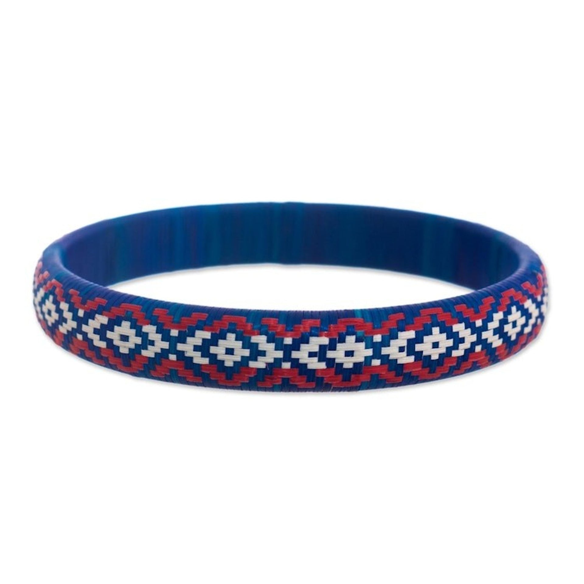 Handwoven Bangle Bracelet from Colombia 'Radiant Energy'