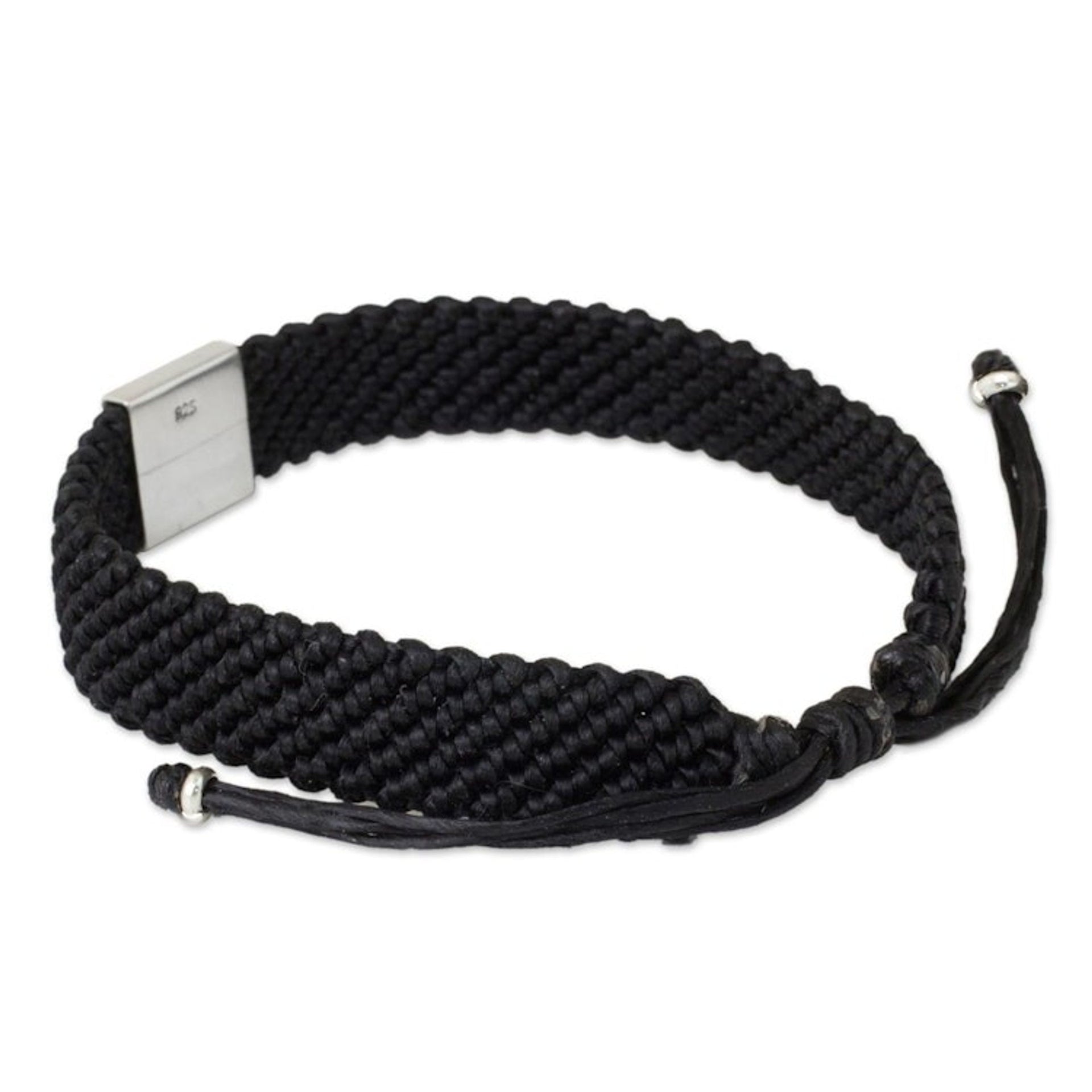 Sterling Silver Wristband Bracelet from Thailand 'Dream'