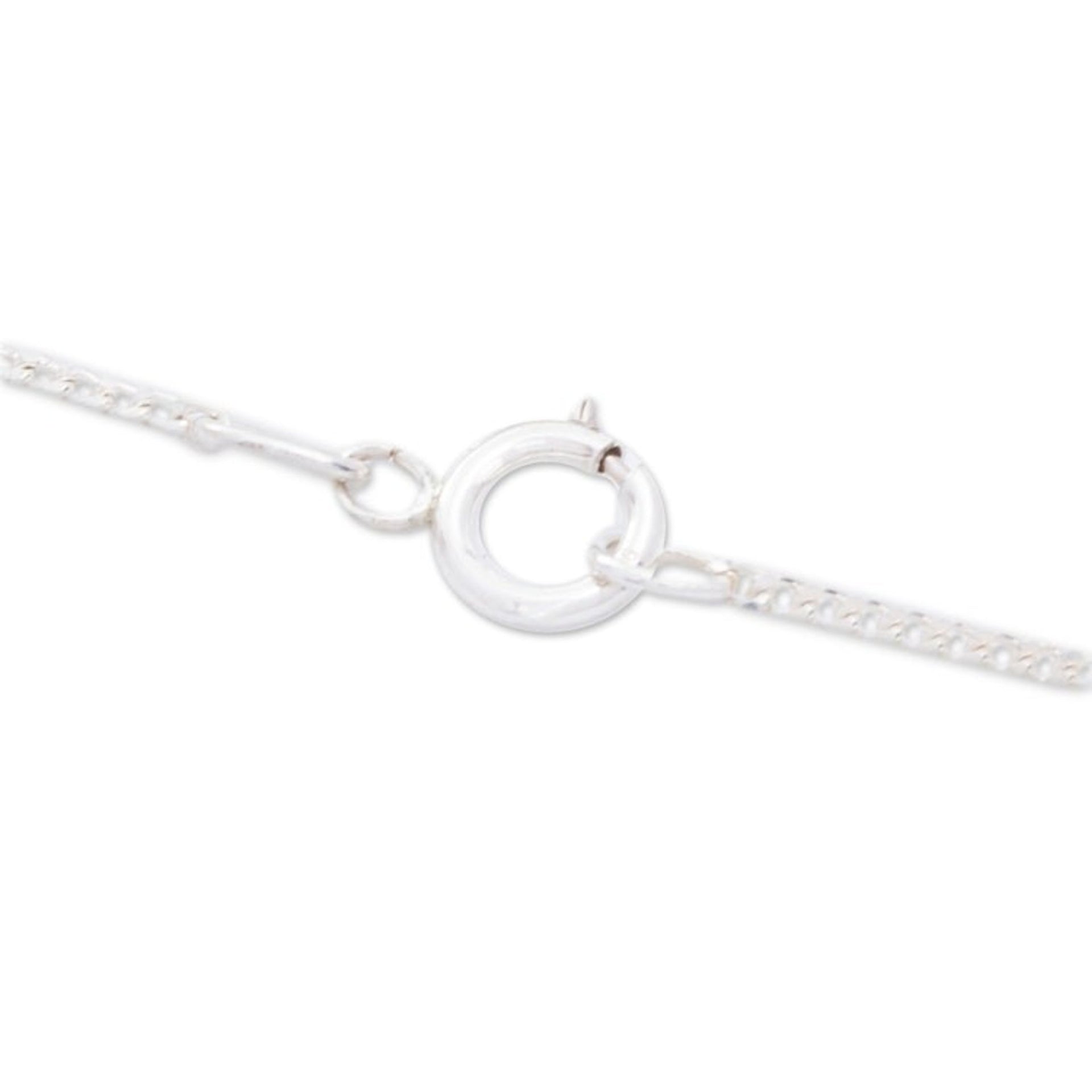Modern Sterling Silver Pendant Necklace 'Filaments'