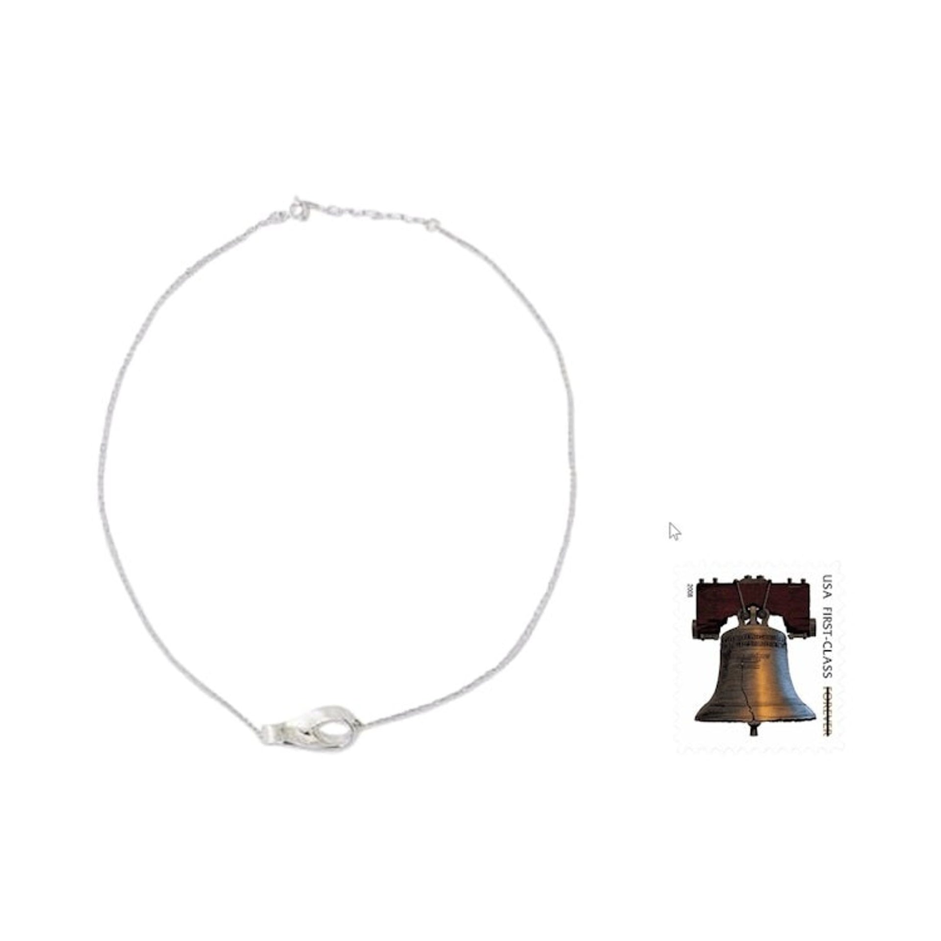 Hand Crafted Taxco Silver Pendant Necklace 'Infinite Maya'