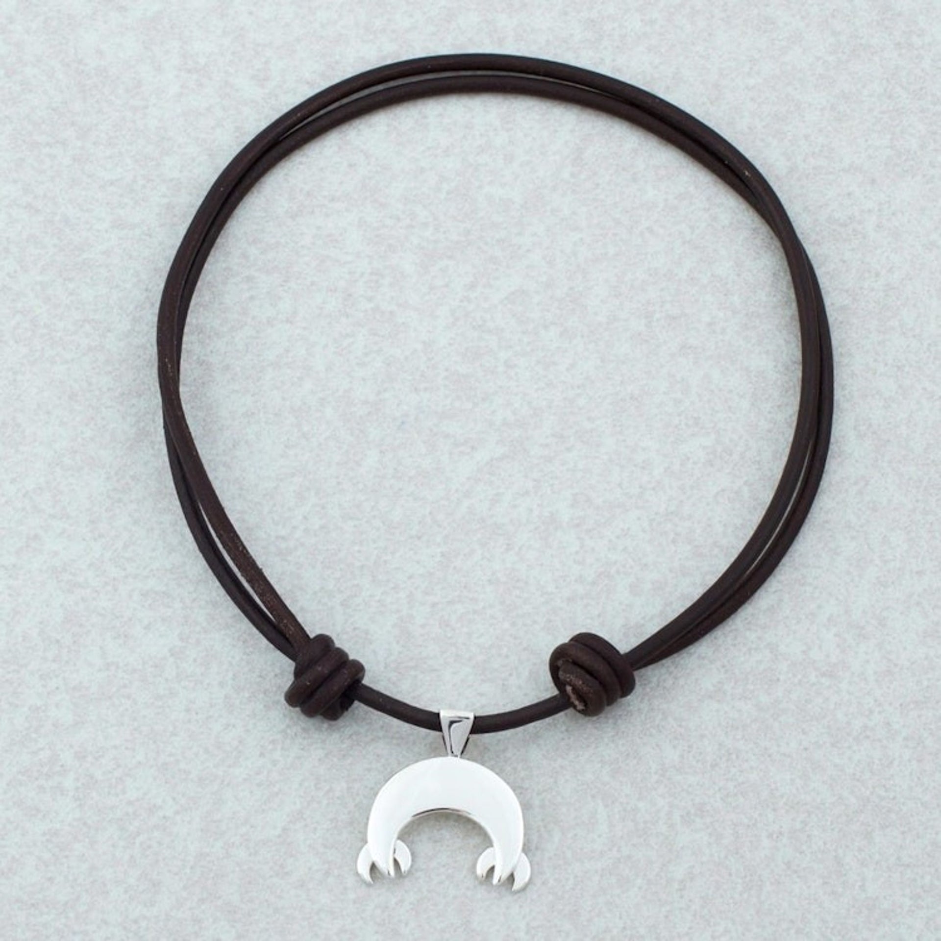 Taxco Sterling Silver Cancer Pendant Necklace from Mexico 'Taxco Cancer'