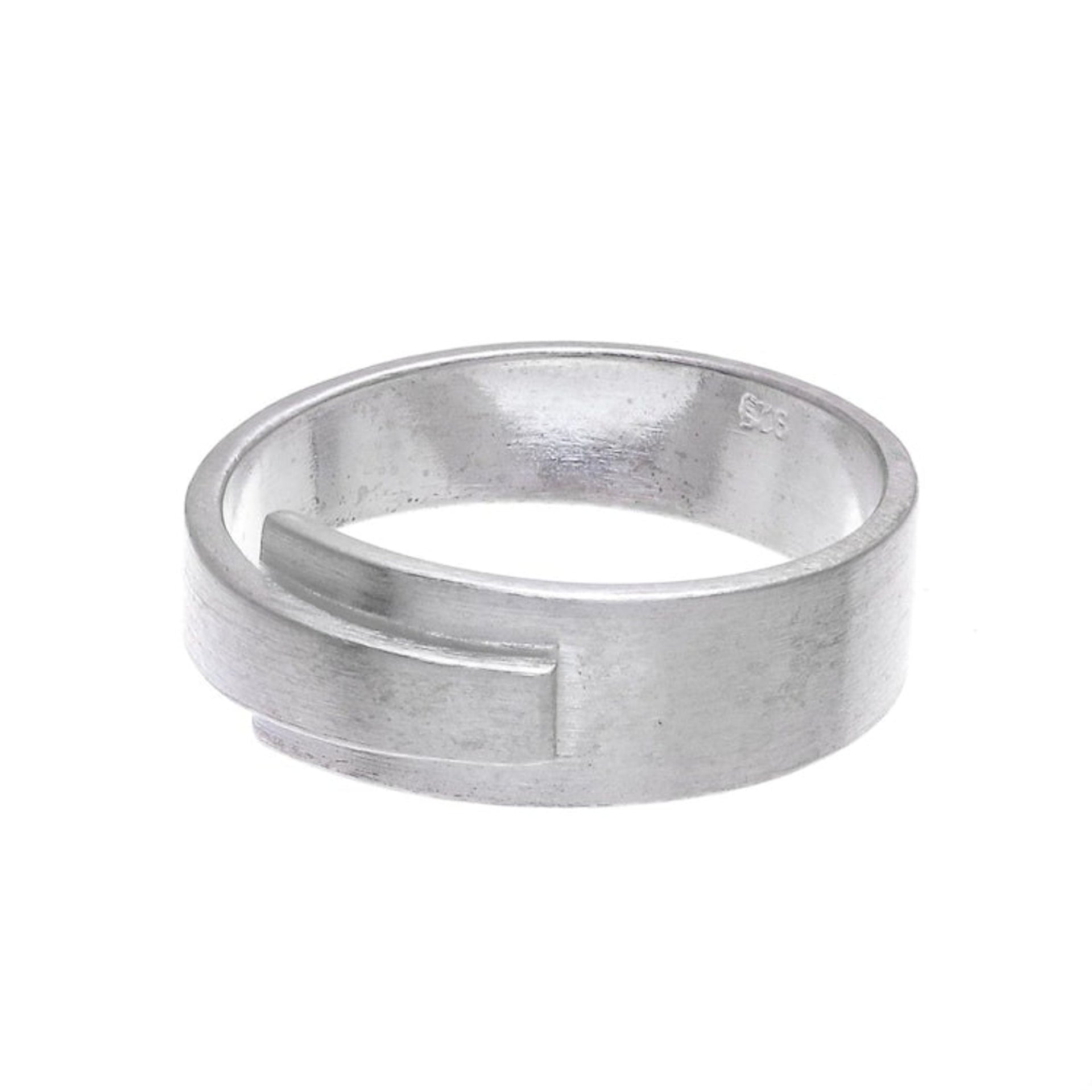 Men's Modern Sterling Silver Ring from Thailand 'Solemn Monarch'