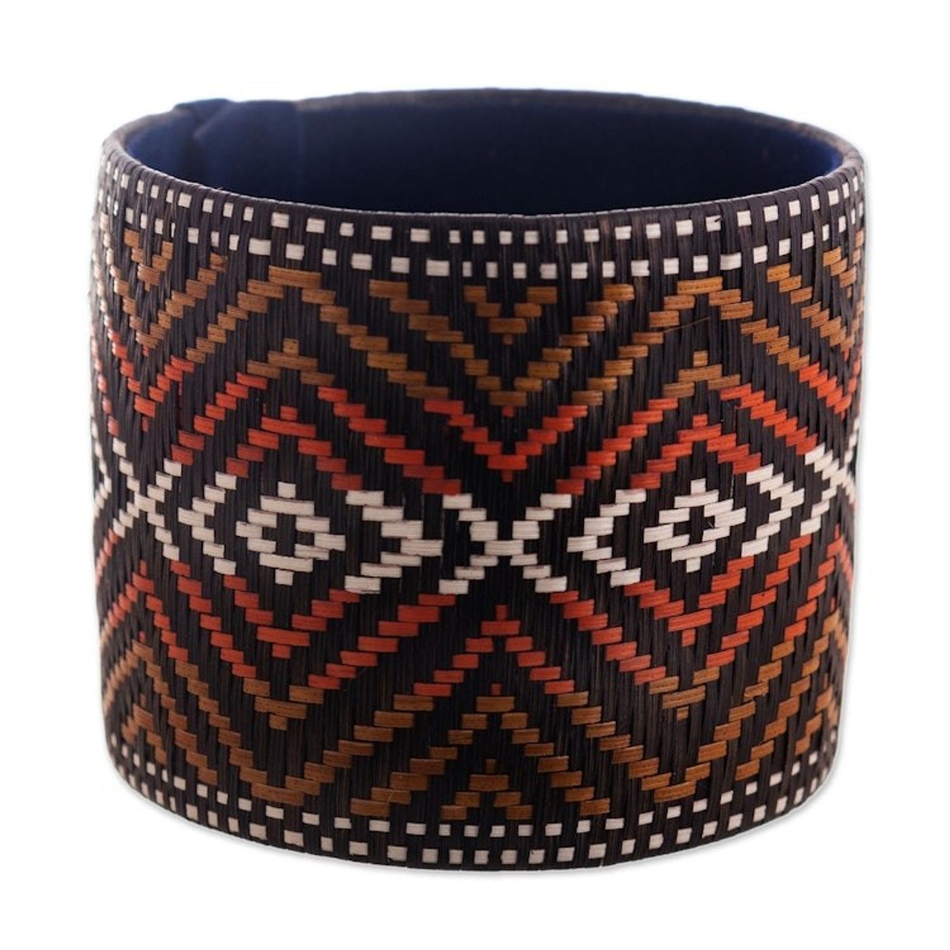 Handwoven Wide Cuff Bracelet 'Powerful Source'