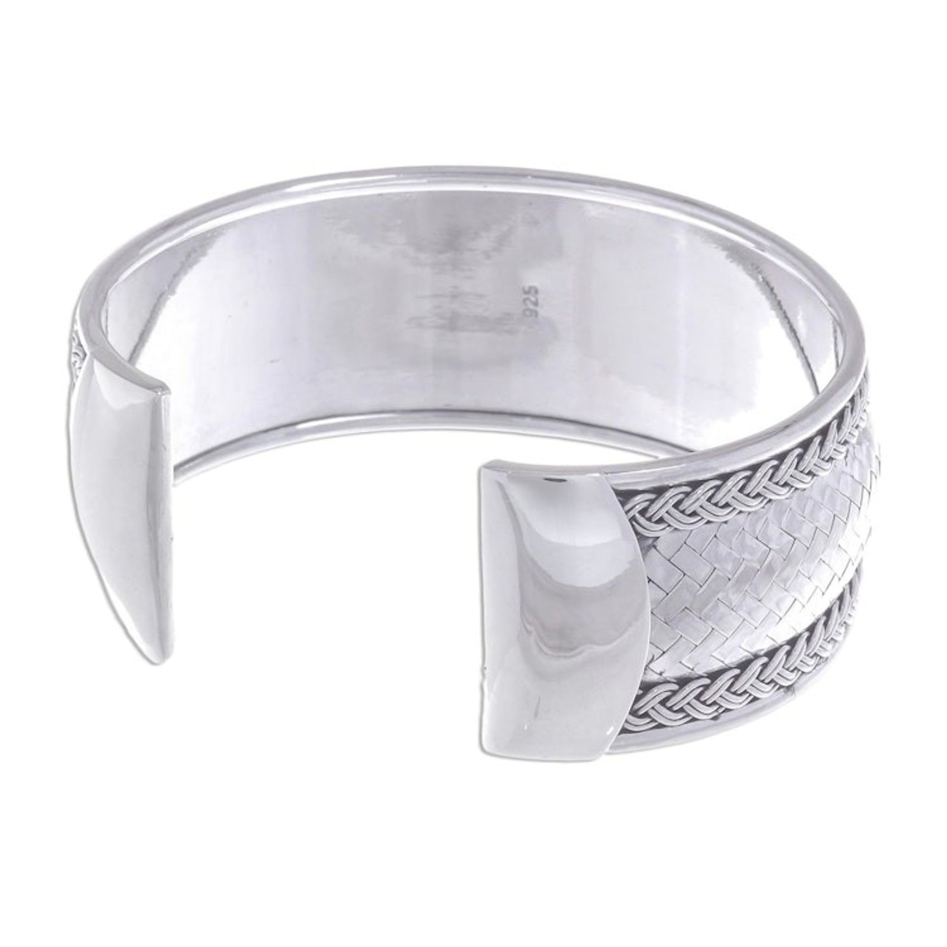Sterling Silver Cuff Bracelet from Thailand 'Bright Journey'