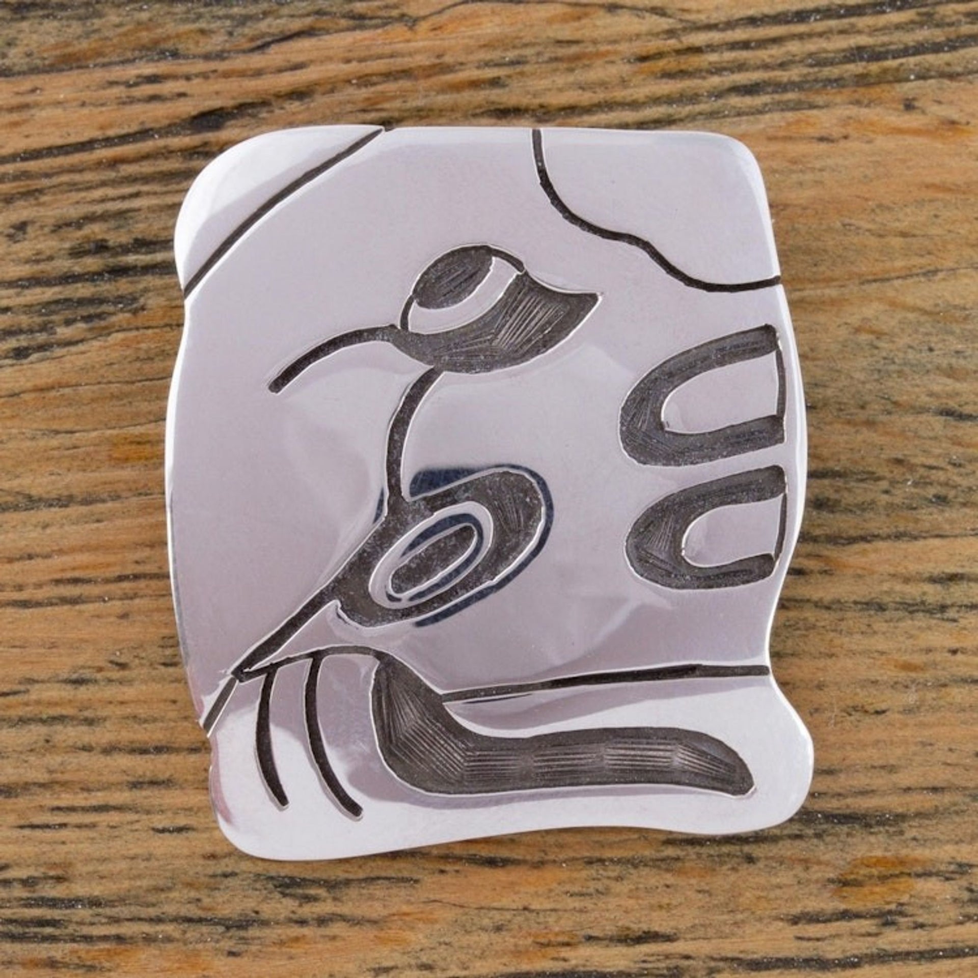 Unique Mexican Silver Women's Pendant 'Maya Dog'