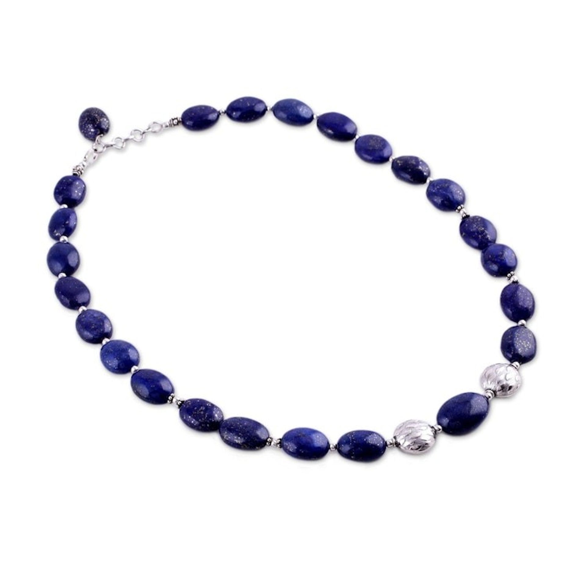 Lapis Lazuli Strand Necklace 'Forever Indigo'