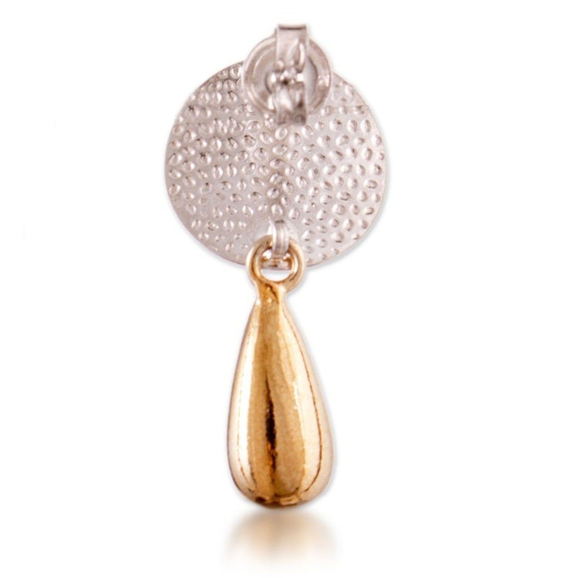 18k Gold-Accented Moon-Inspired Dangle Earrings from Peru 'Lunar Glint'