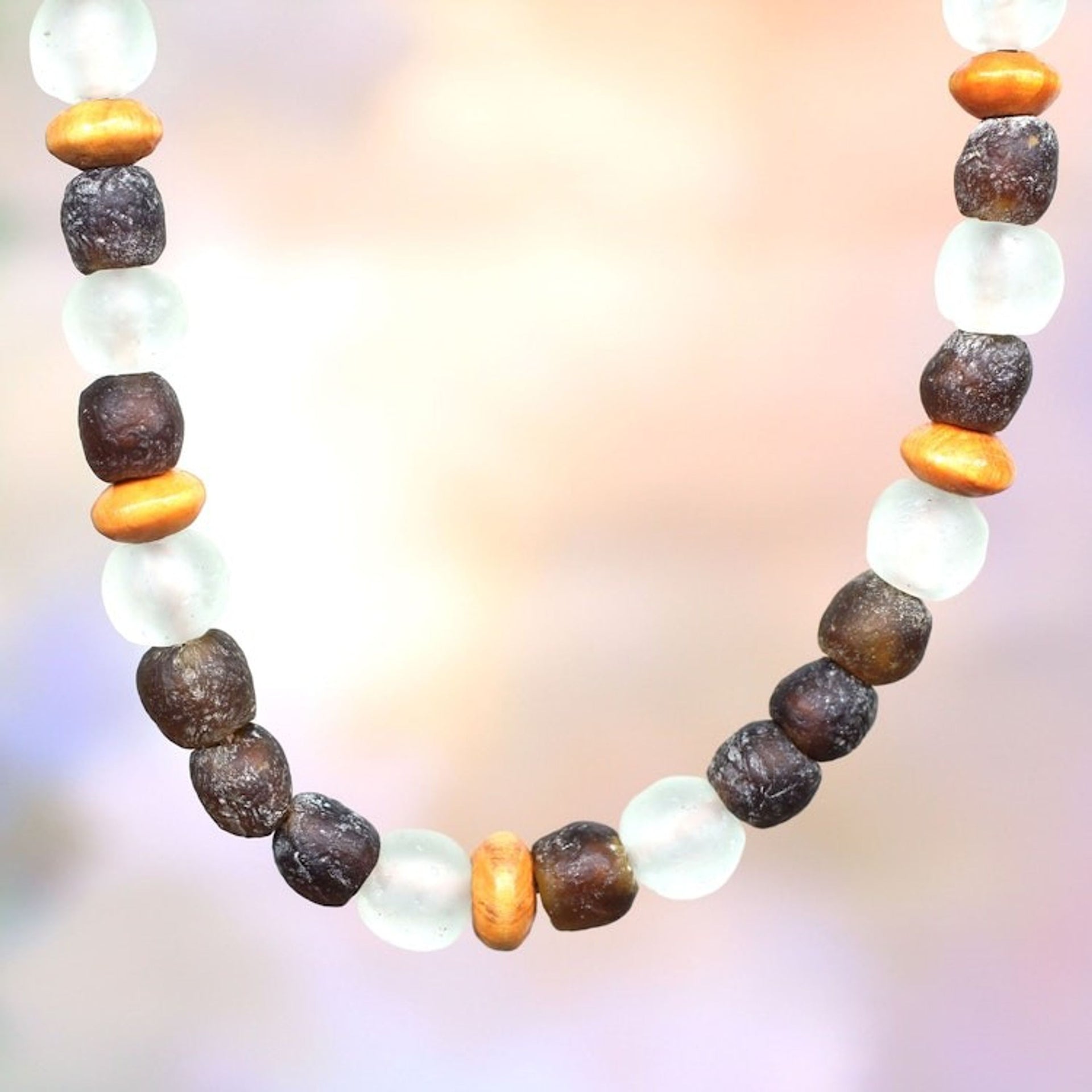 African Recycled Necklace 'A Good Lady'