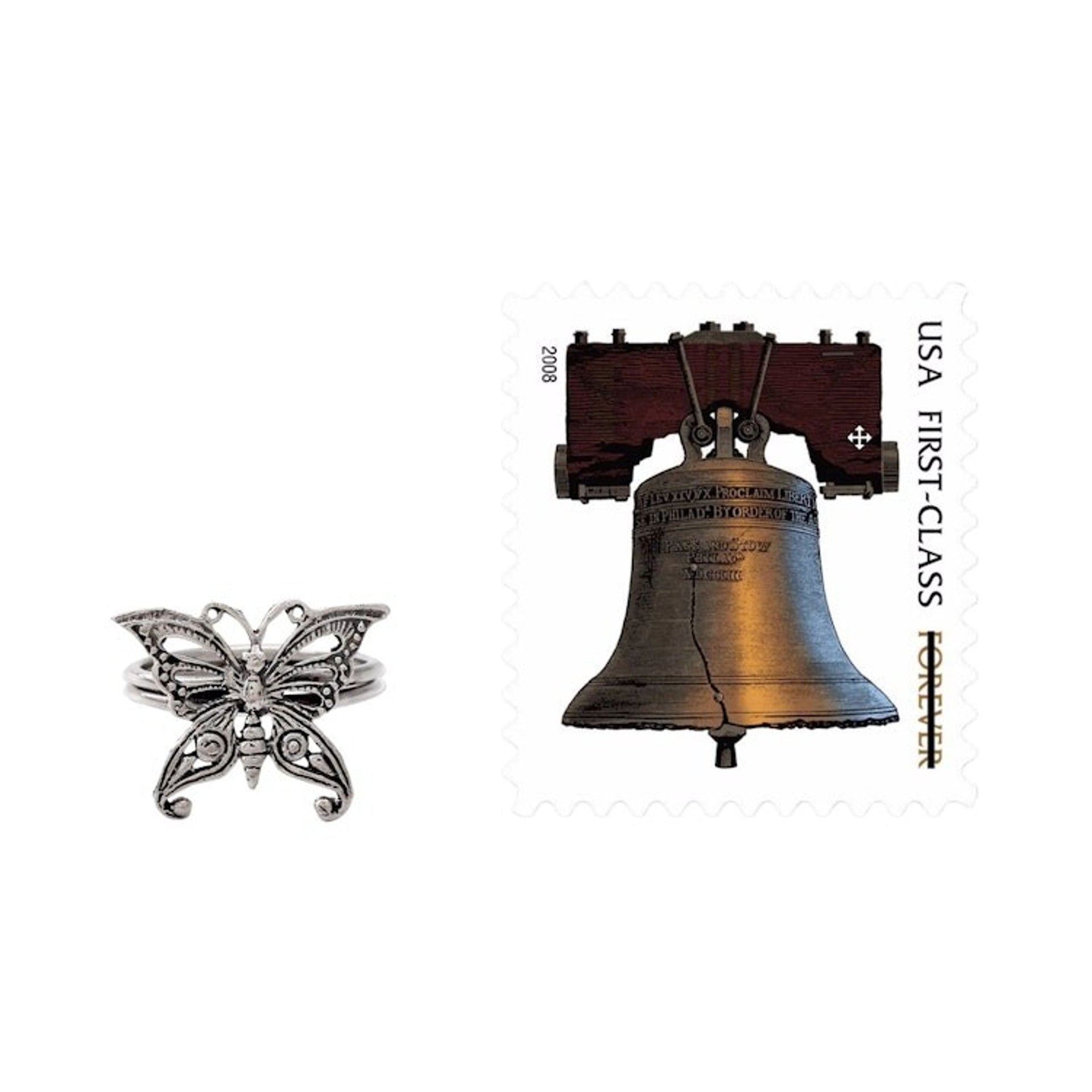 Sterling Silver Cocktail Ring from India Fair Trade Jewelry 'Butterfly'