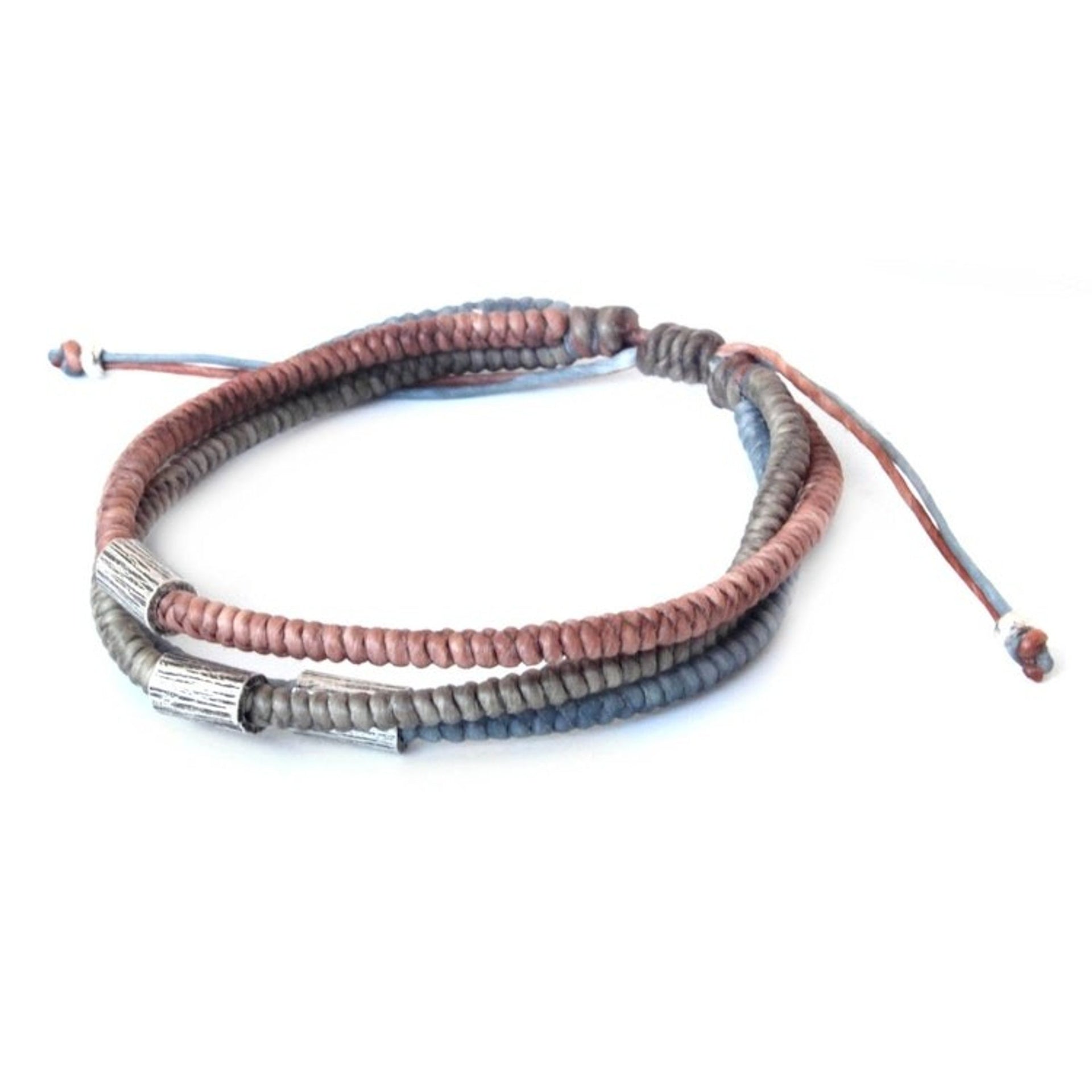 Hill Tribe Silver Braided Bracelet 'Modern Hill Tribe'