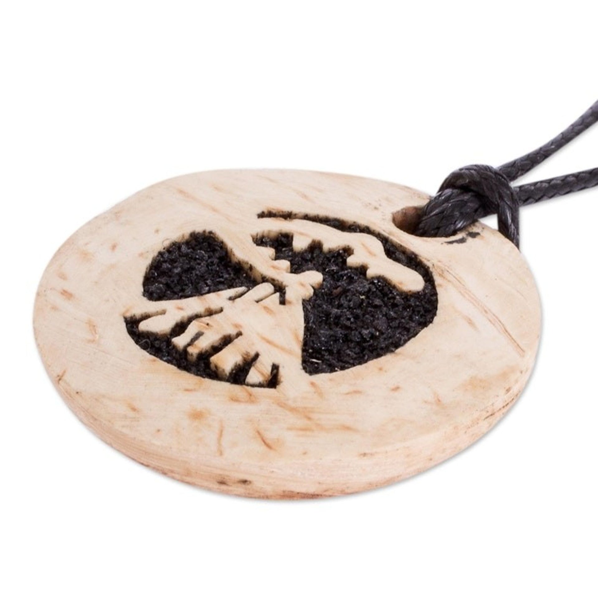 Handmade Unisex Volcano Motif Necklace 'Volcano of Fire'