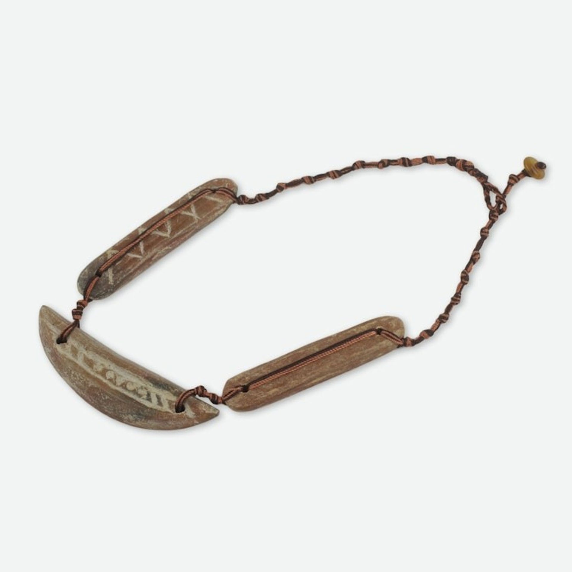 Soapstone Beaded Necklace African Fair Trade Jewelry 'Victory'